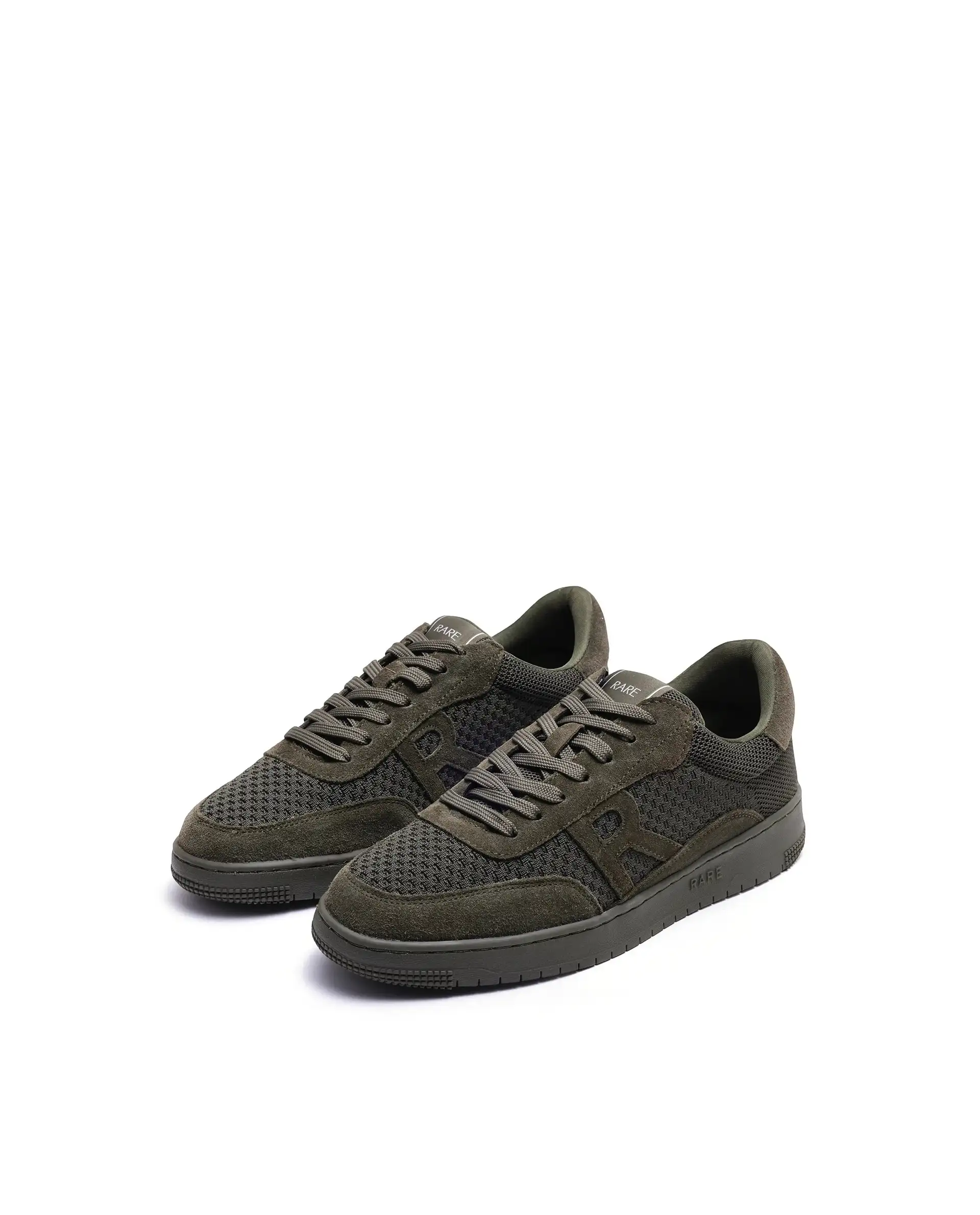 Rare Rabbit Men's Flint Olive Lace-Up Closure Sneaker - Image 3