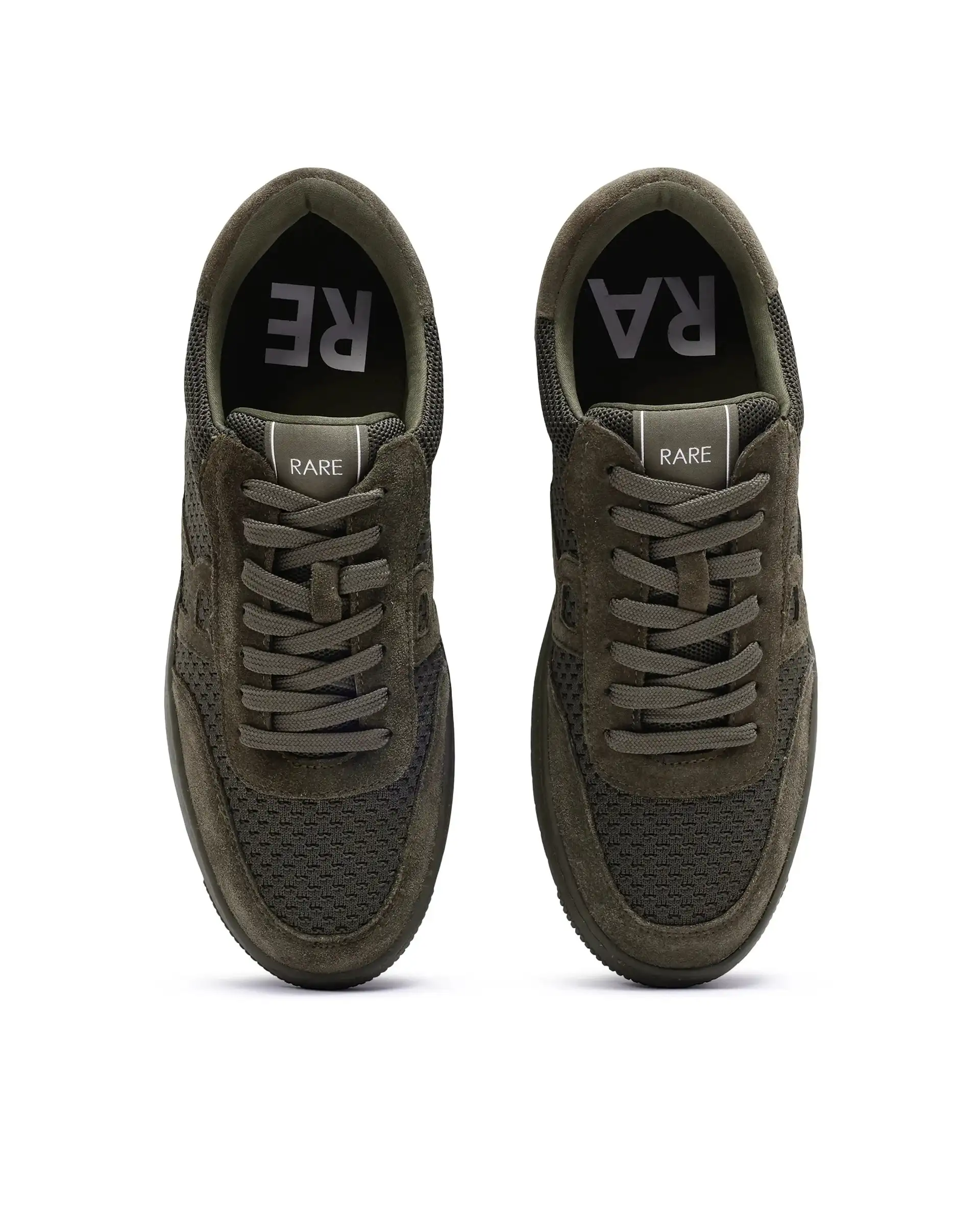 Rare Rabbit Men's Flint Olive Lace-Up Closure Sneaker - Image 4