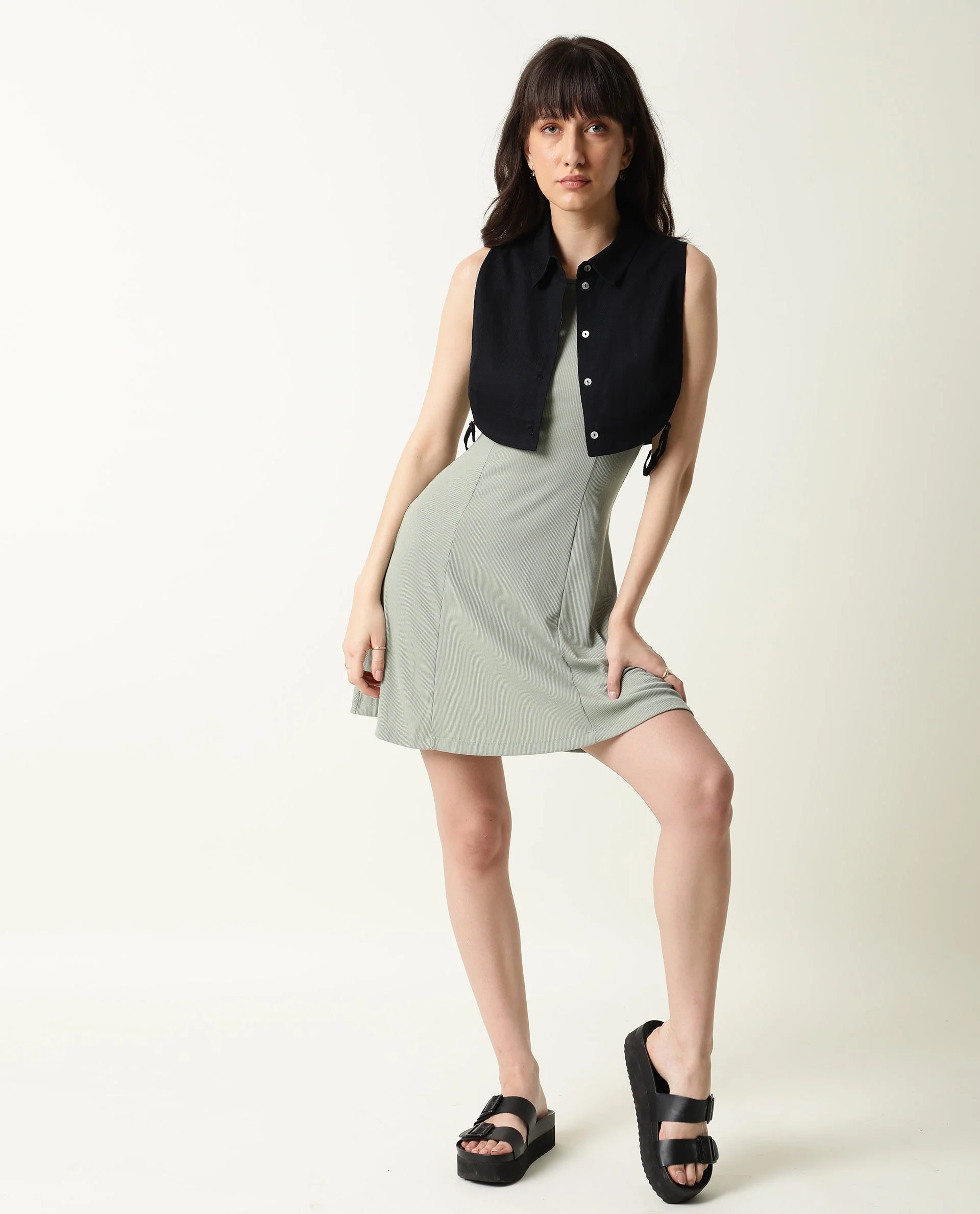 Rareism Women's Floret Black Overlayer - Image 5