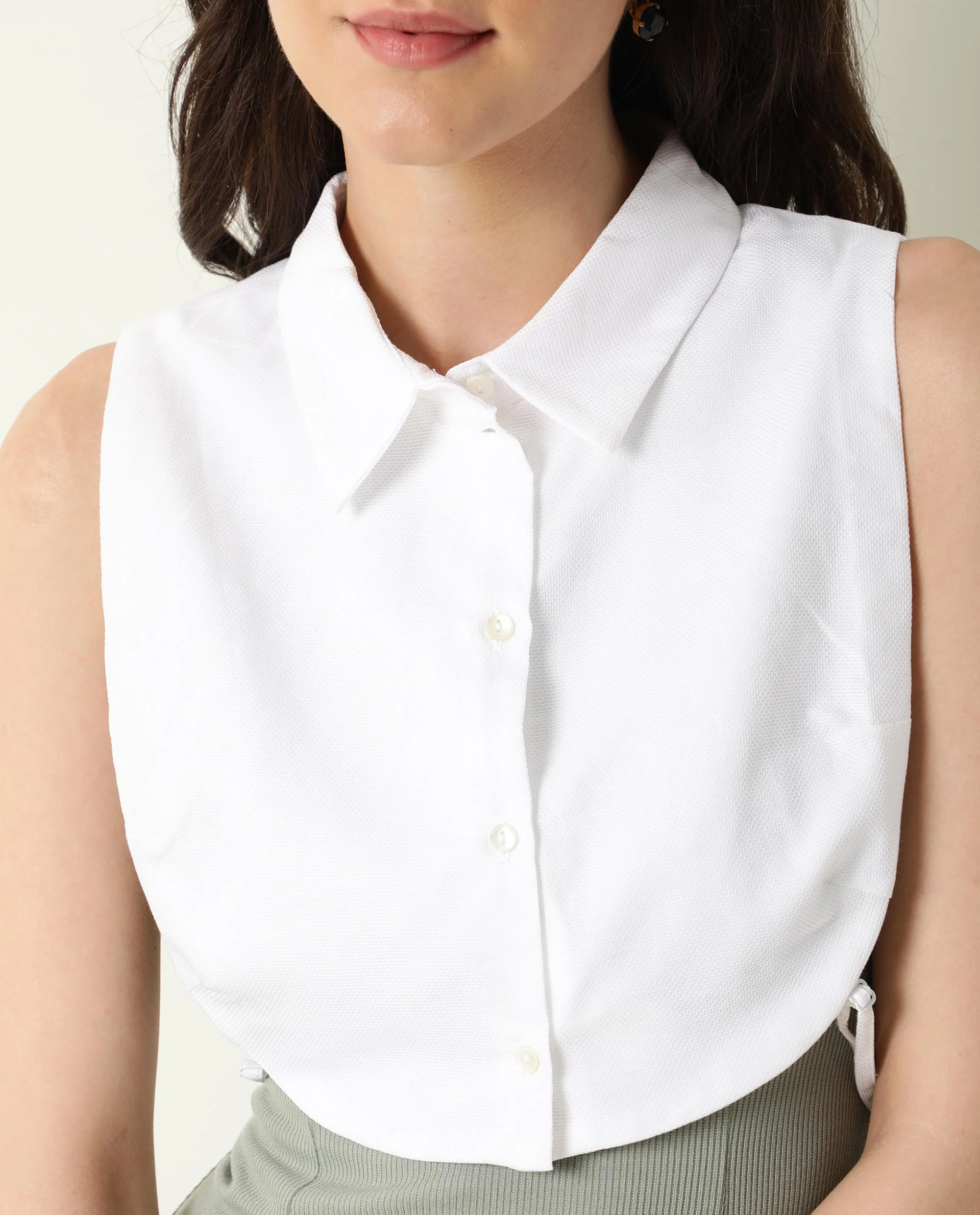 Rareism Women's Floret White Overlayer - Image 4