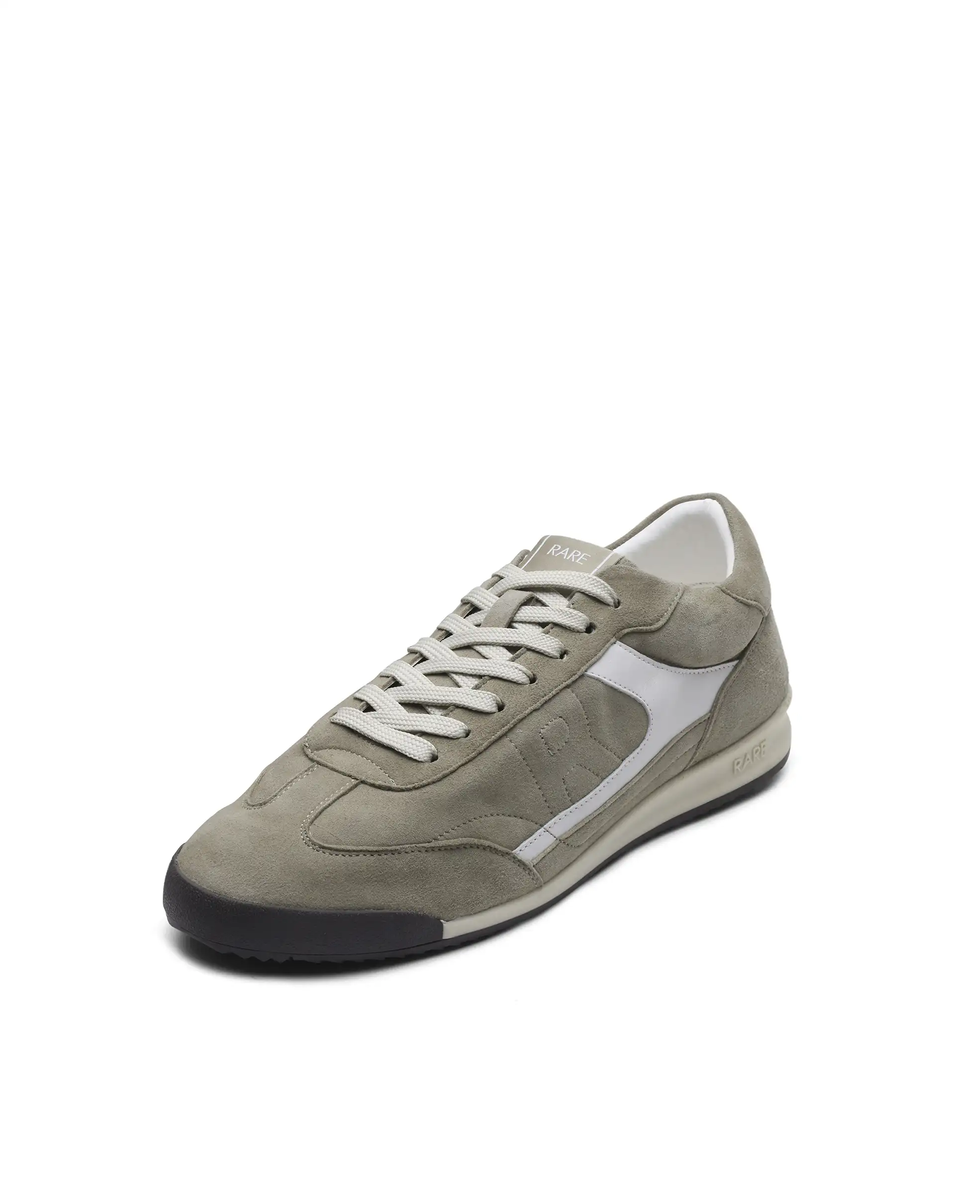 Rare Rabbit Men's Flux Dark Fawn Suede Sneaker - Image 2