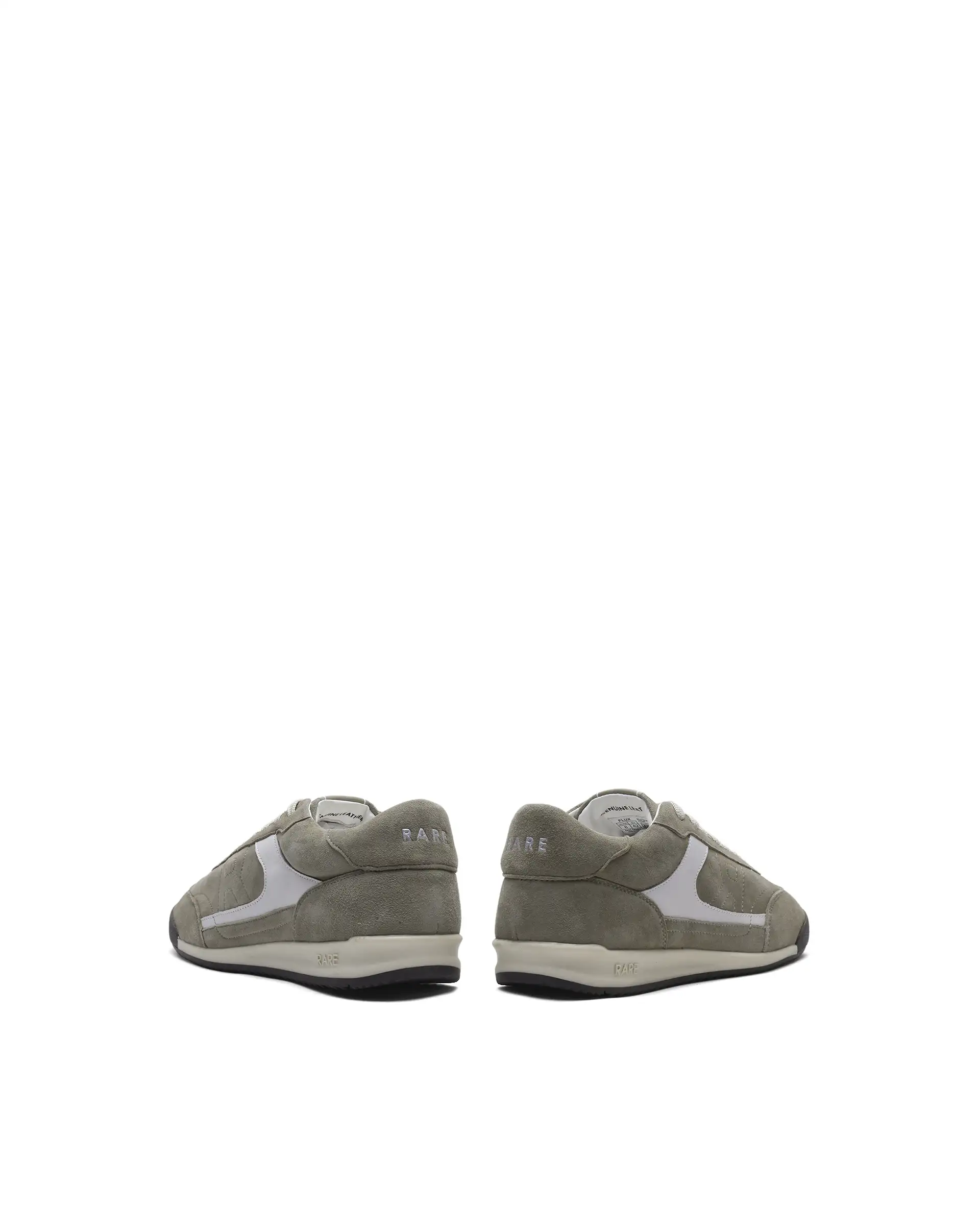Rare Rabbit Men's Flux Dark Fawn Suede Sneaker - Image 4
