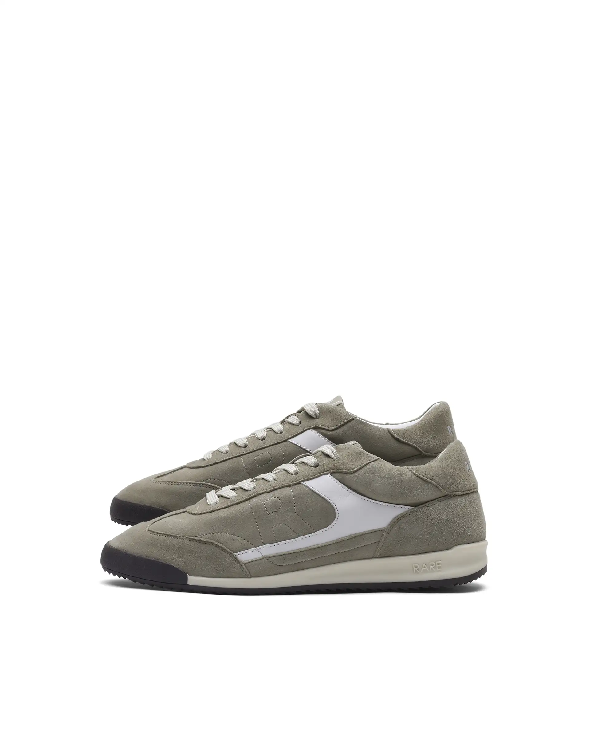 Rare Rabbit Men's Flux Dark Fawn Suede Sneaker - Image 7