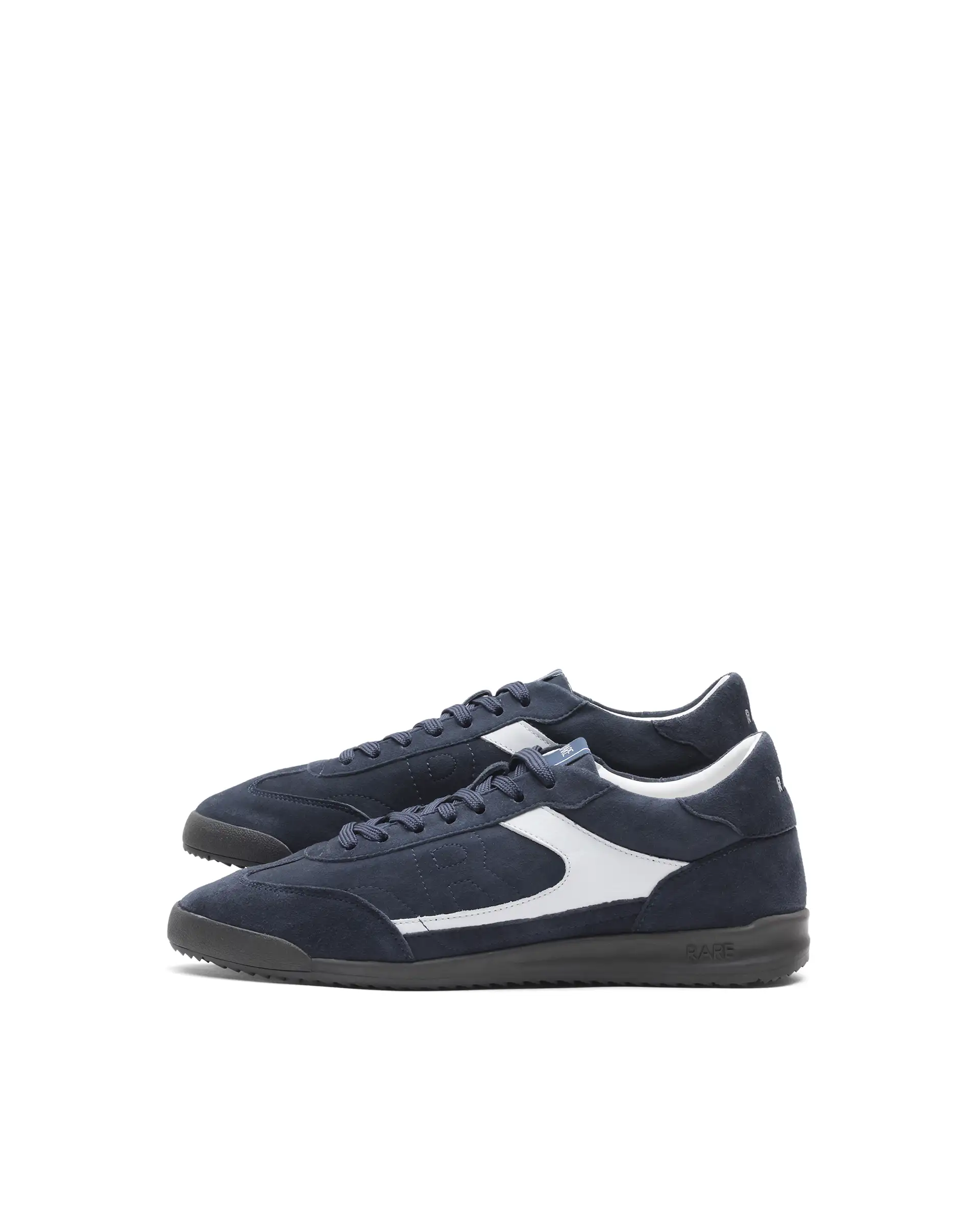 Rare Rabbit Men's Flux Dark Navy Suede Sneaker - Image 2