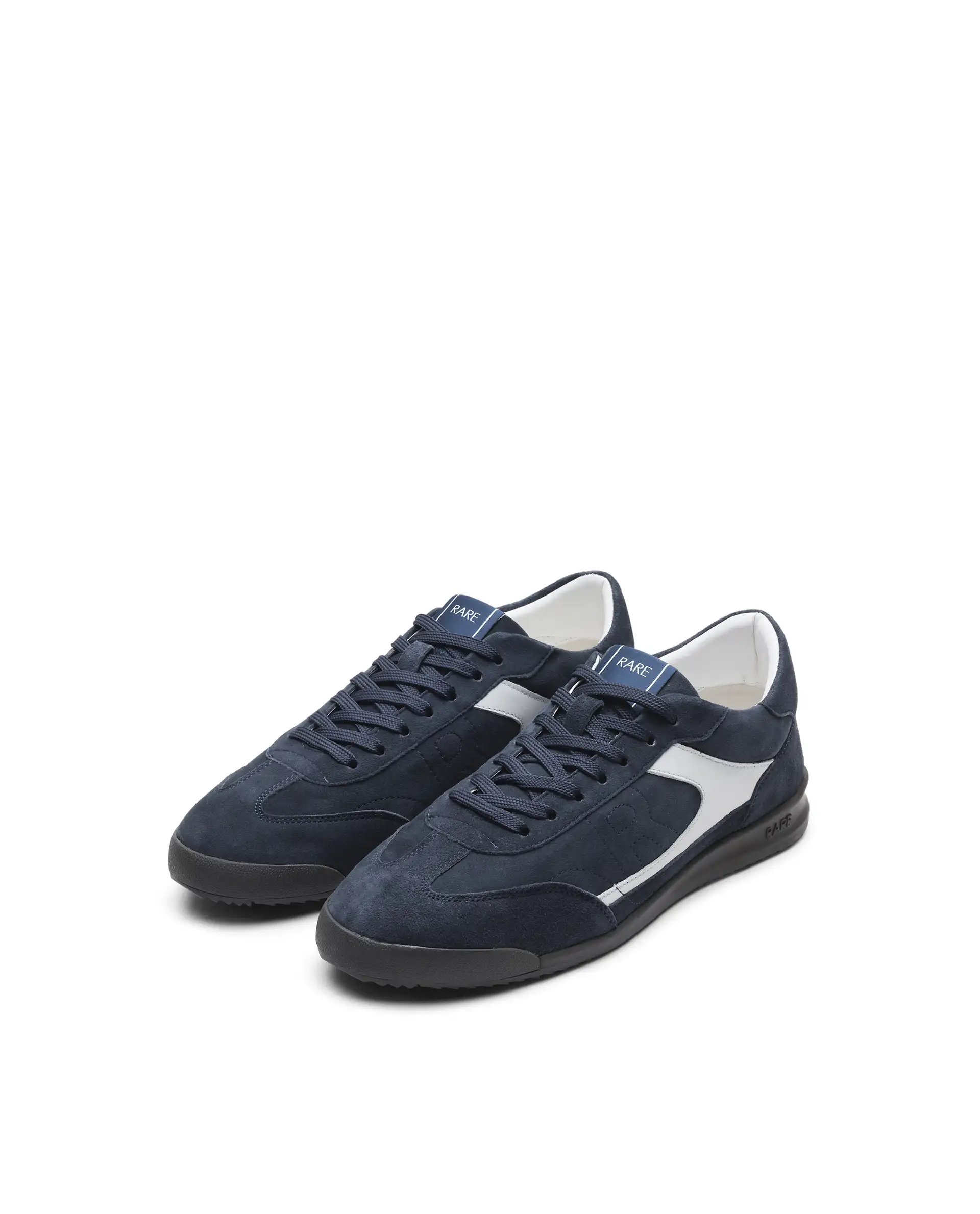 Rare Rabbit Men's Flux Dark Navy Suede Sneaker - Image 3