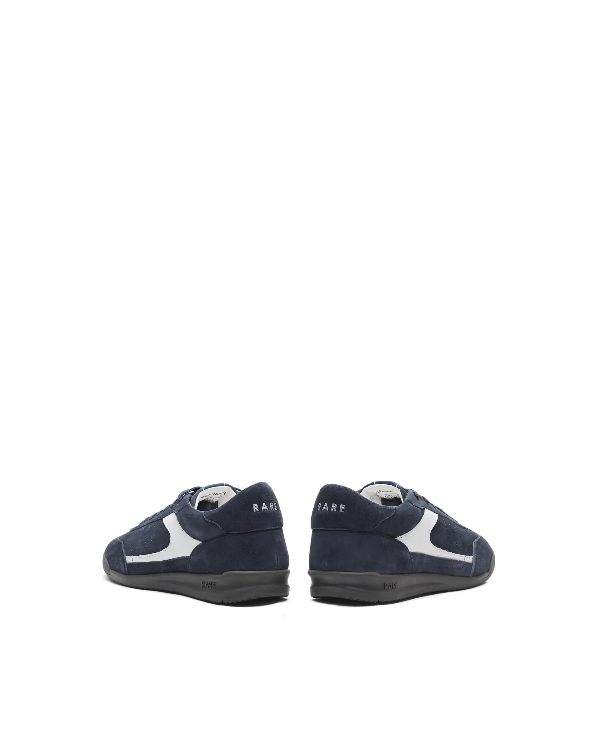 Rare Rabbit Men's Flux Dark Navy Suede Sneaker - Image 5