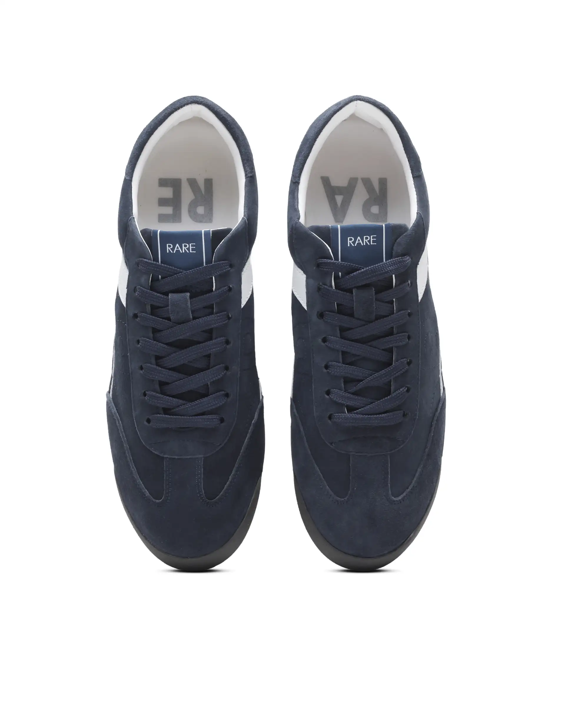 Rare Rabbit Men's Flux Dark Navy Suede Sneaker - Image 6