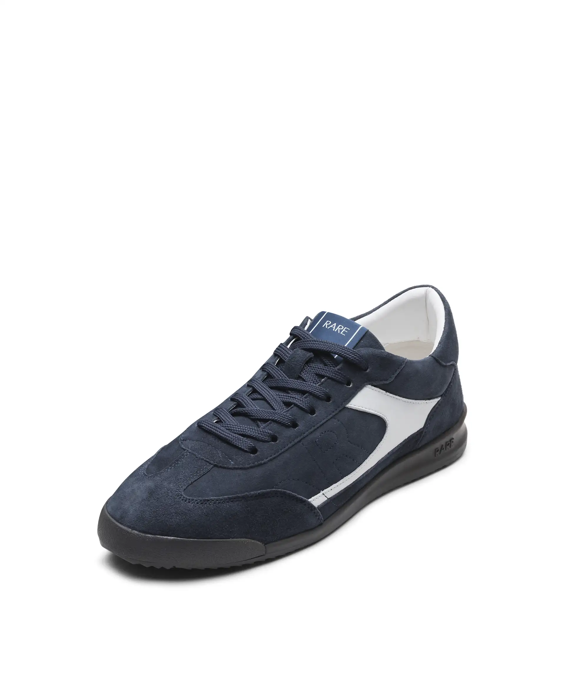 Rare Rabbit Men's Flux Dark Navy Suede Sneaker - Image 7