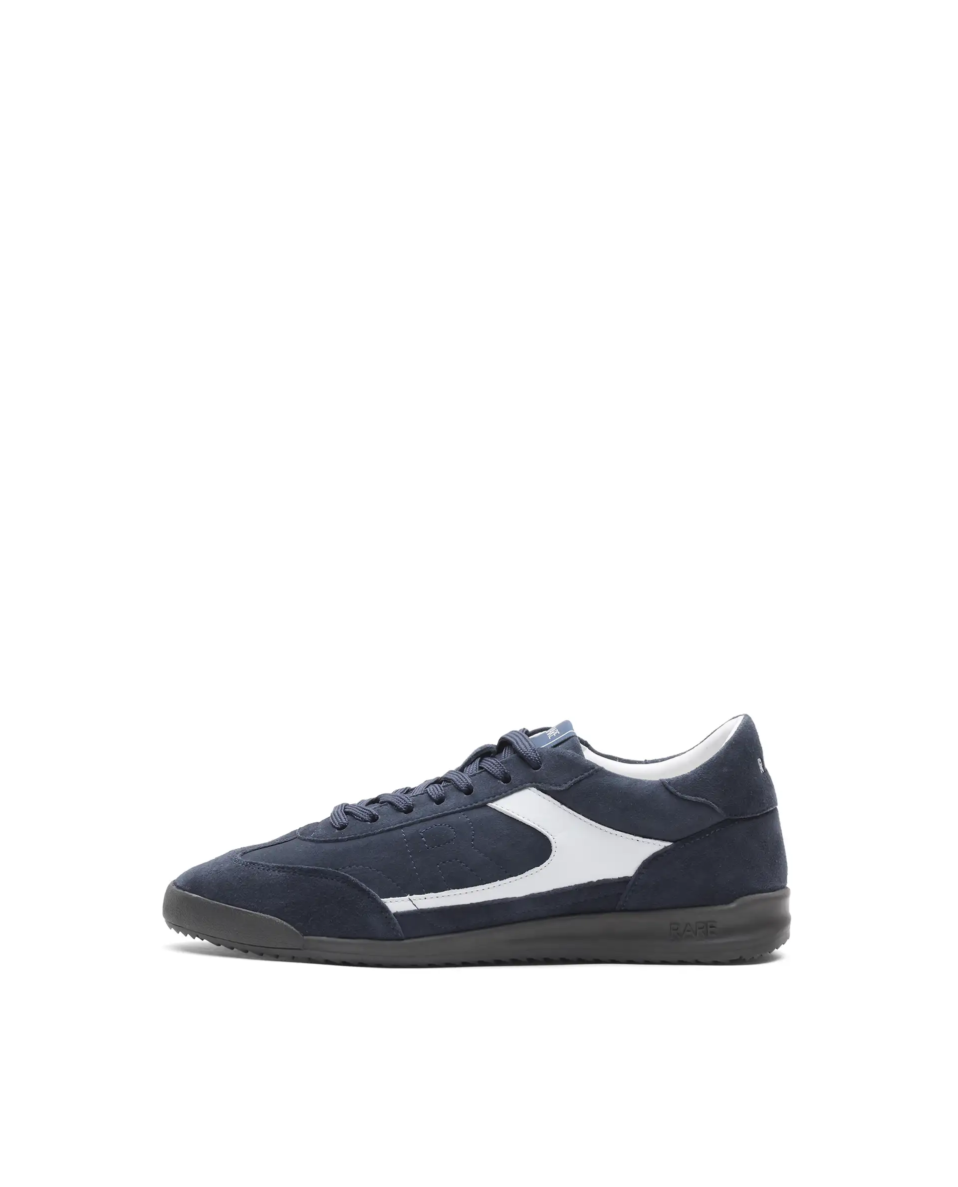 Rare Rabbit Men's Flux Dark Navy Suede Sneaker - Image 8