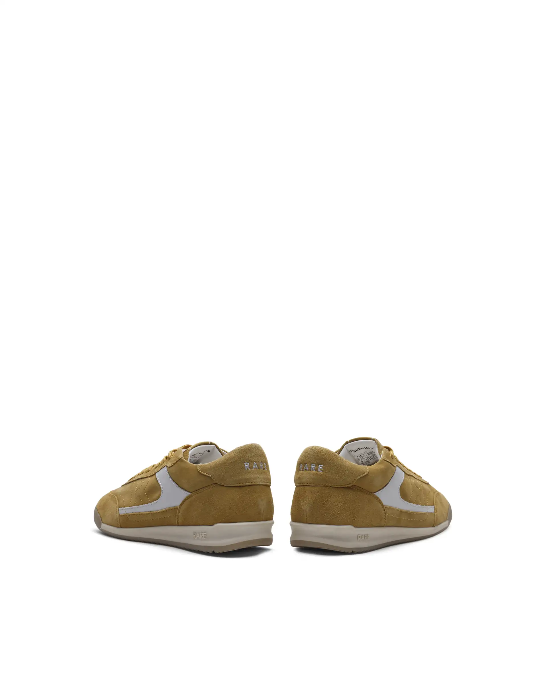 Rare Rabbit Men's Flux Mustard Suede Sneaker - Image 5