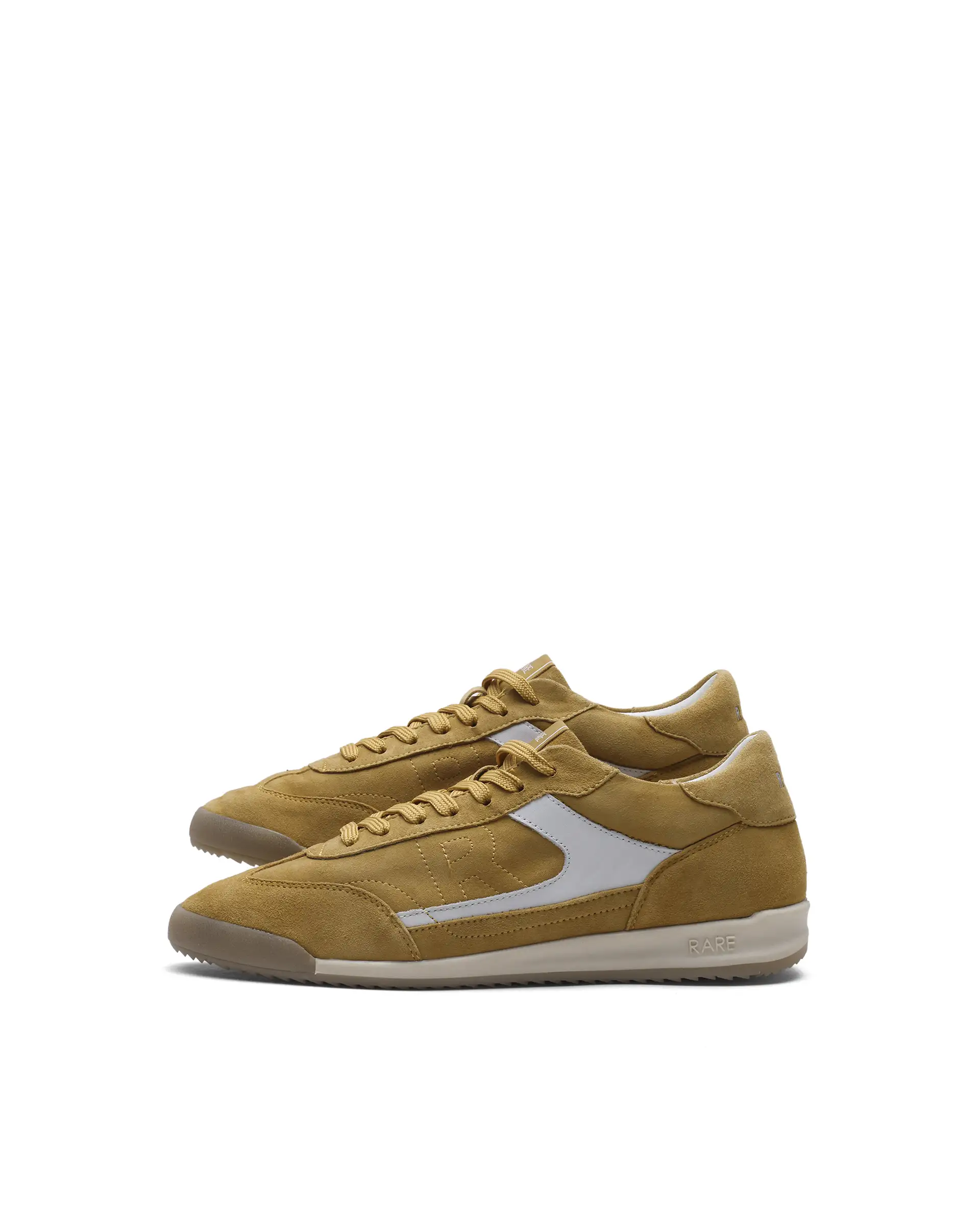 Rare Rabbit Men's Flux Mustard Suede Sneaker - Image 8