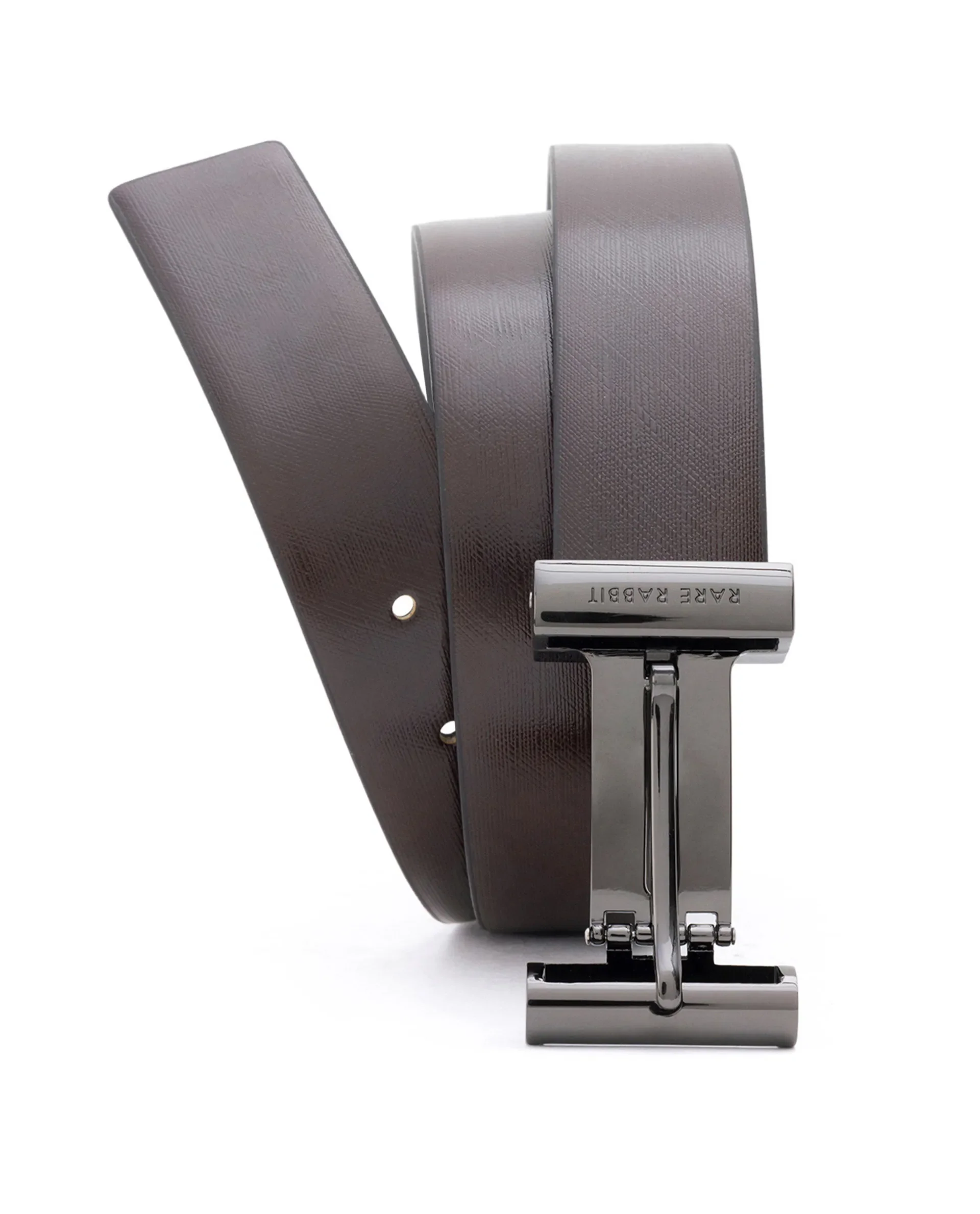 Rare Rabbit Men's Fredy Black Belt Leather - Image 2