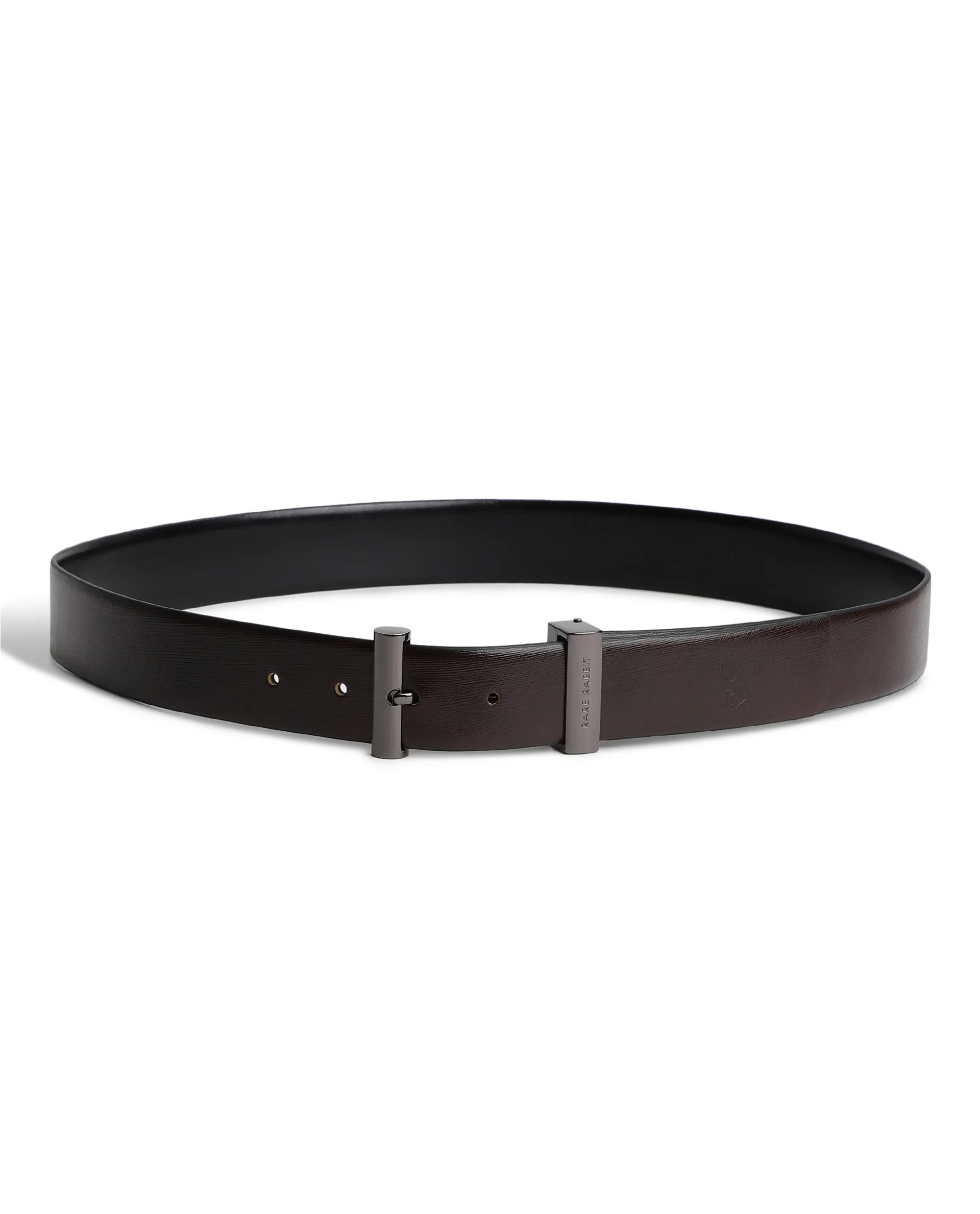 Rare Rabbit Men's Fredy Black Belt Leather - Image 3