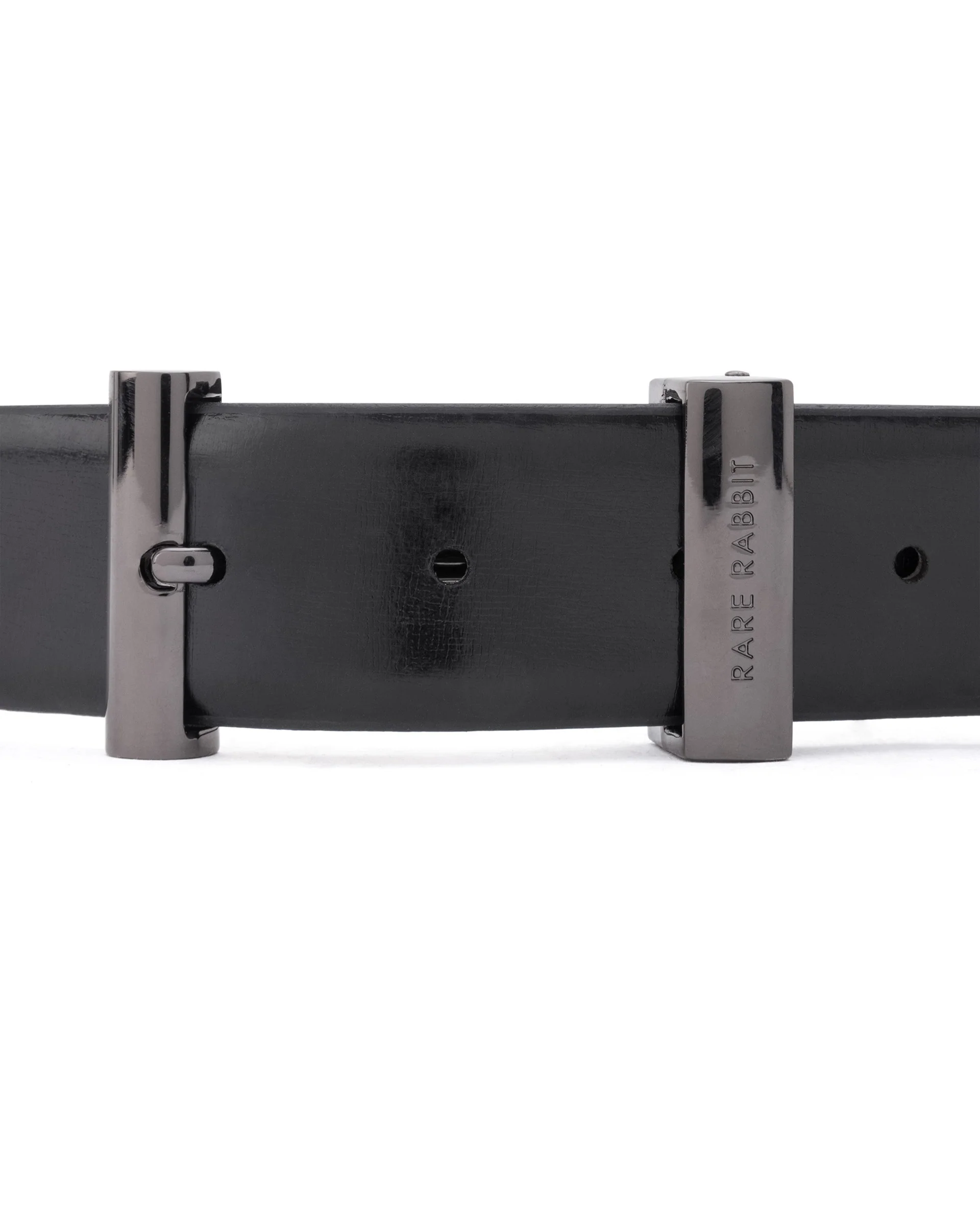 Rare Rabbit Men's Fredy Black Belt Leather - Image 4