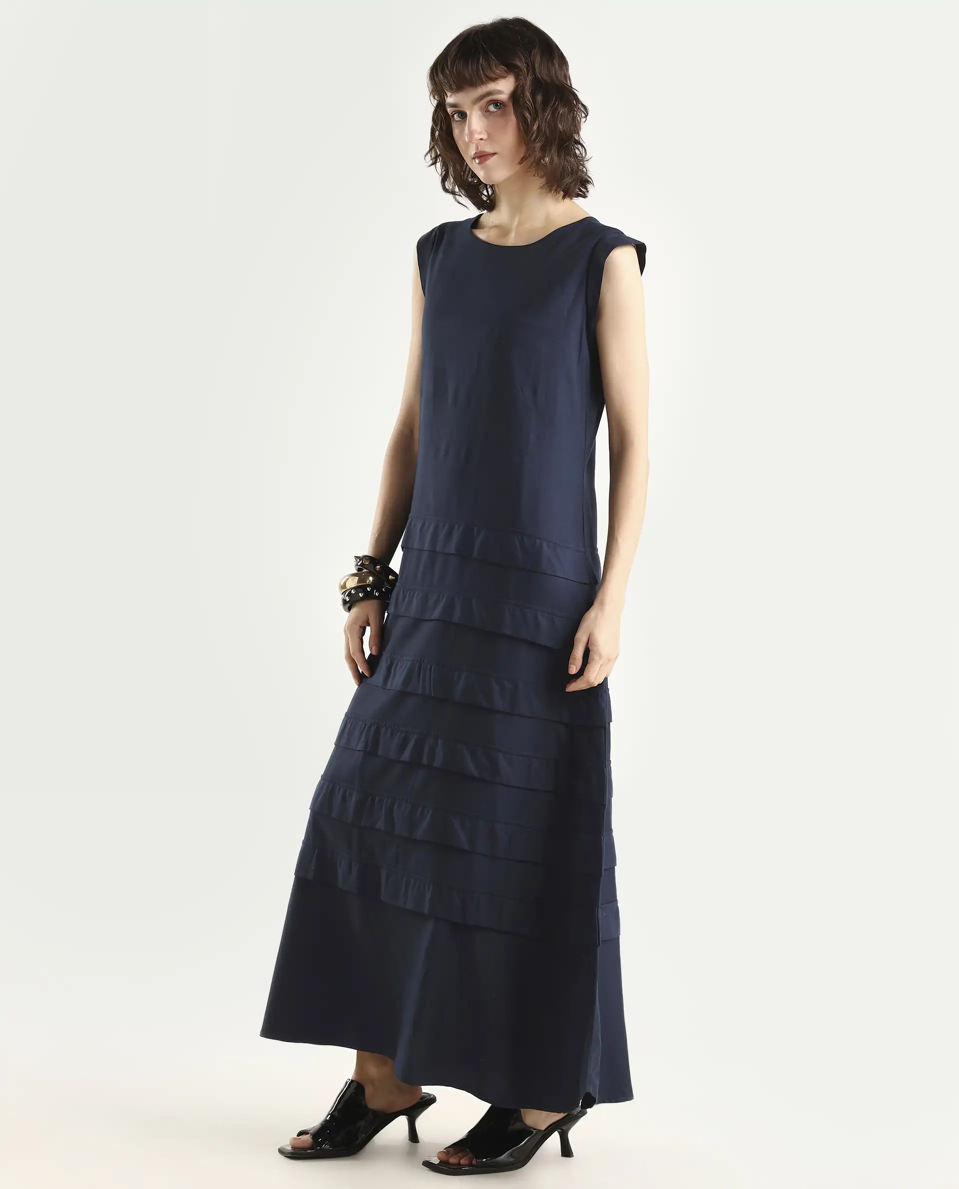 Rareism Women's Fresh Navy Dress - Image 6
