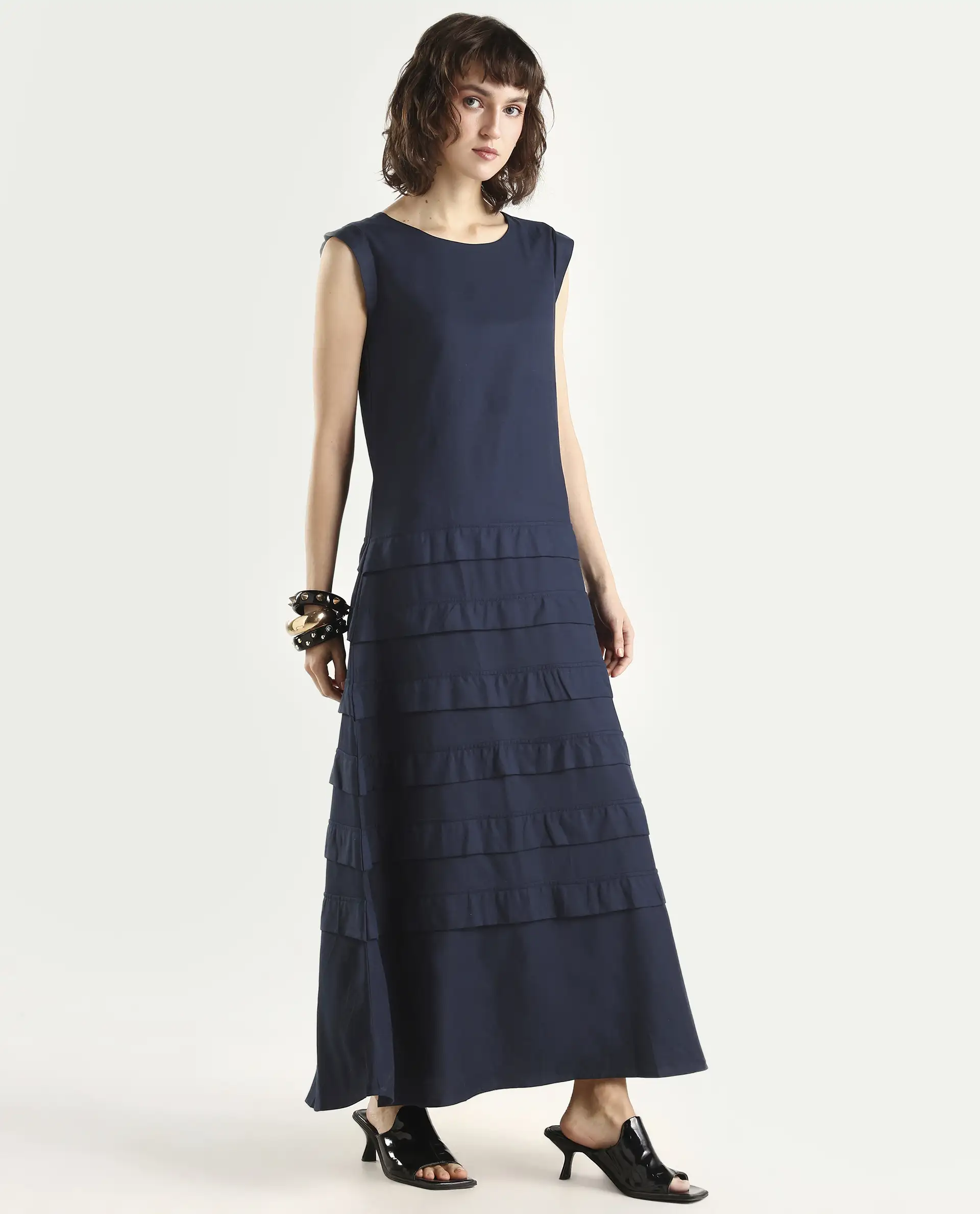 Rareism Women's Fresh Navy Dress - Image 7