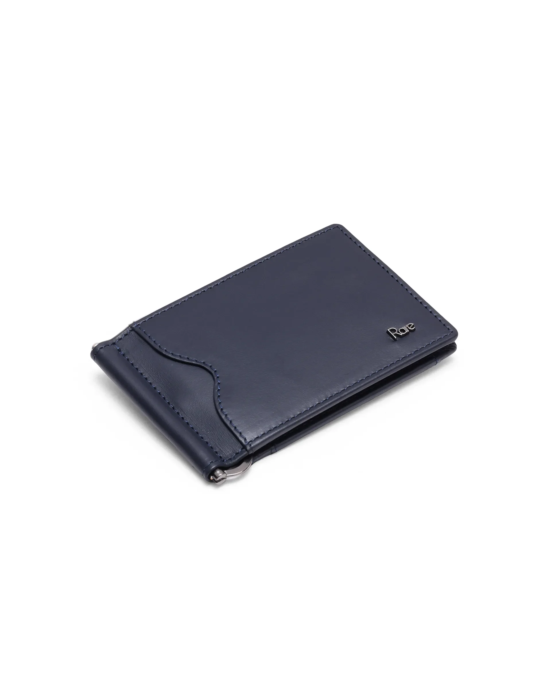 Rare Rabbit Men Fynn Navy Leather Card Holder - Image 5