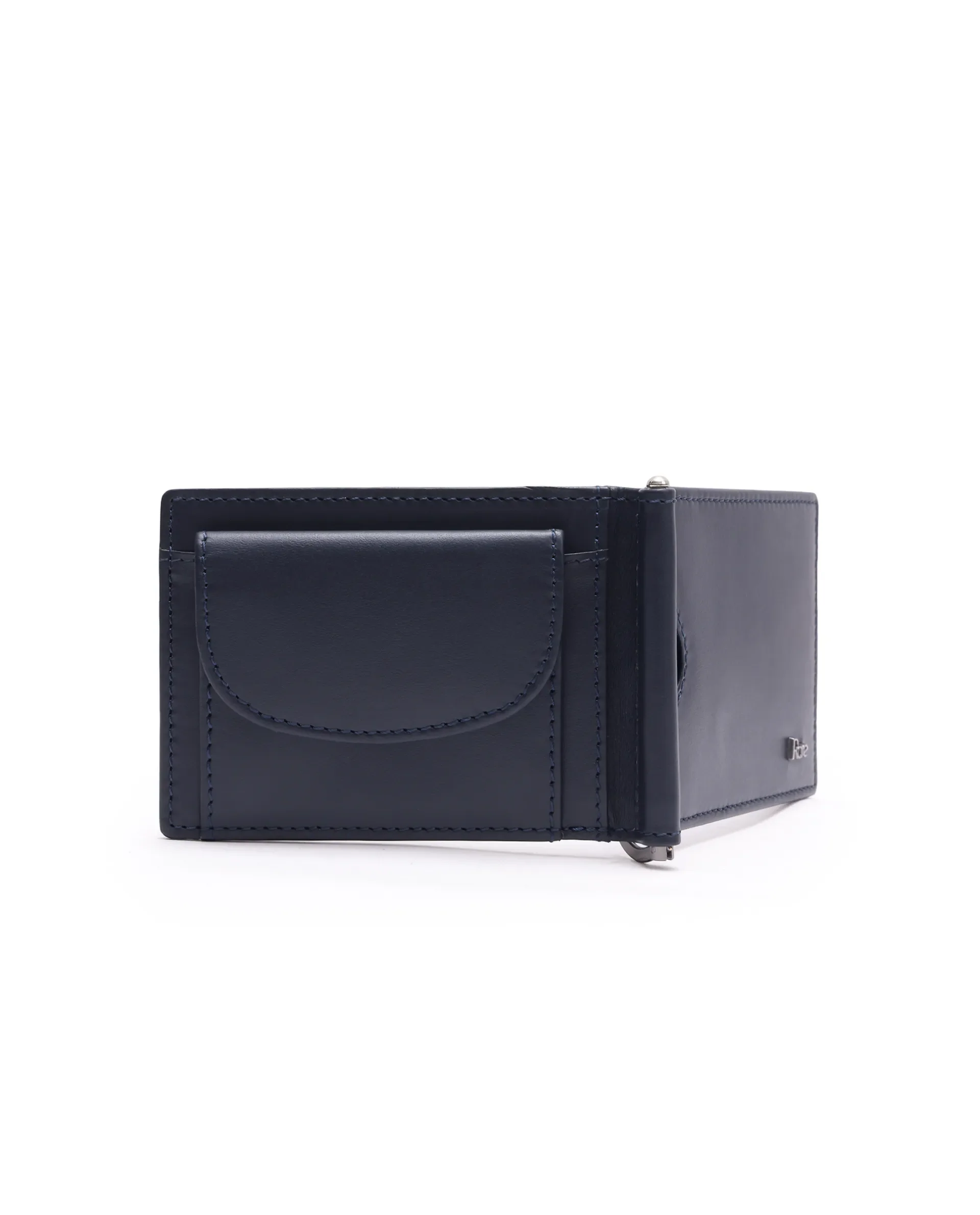 Rare Rabbit Men Fynn Navy Leather Card Holder - Image 6