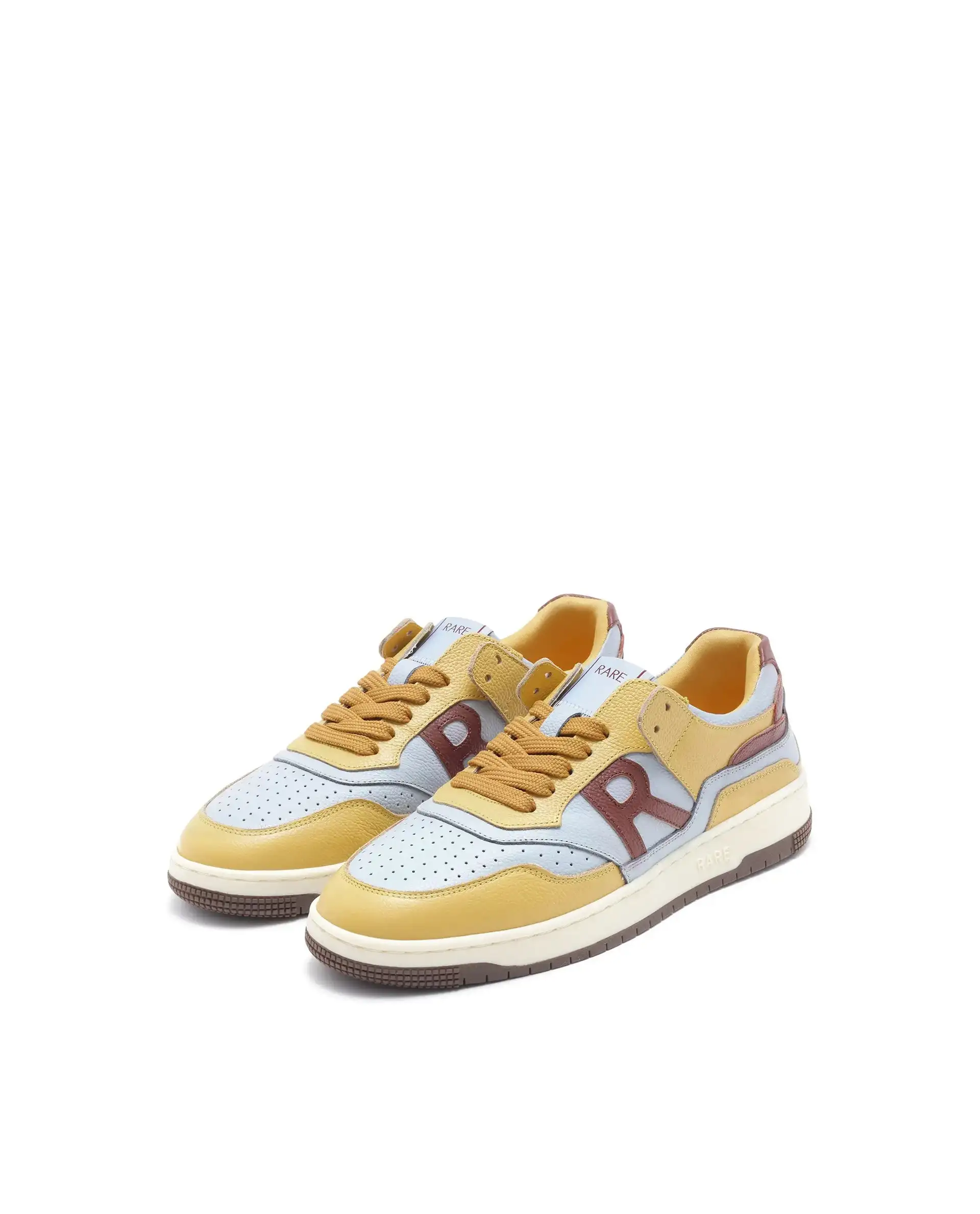Rare Rabbit Men's Gabbs Blue Plain Shoes - Image 4