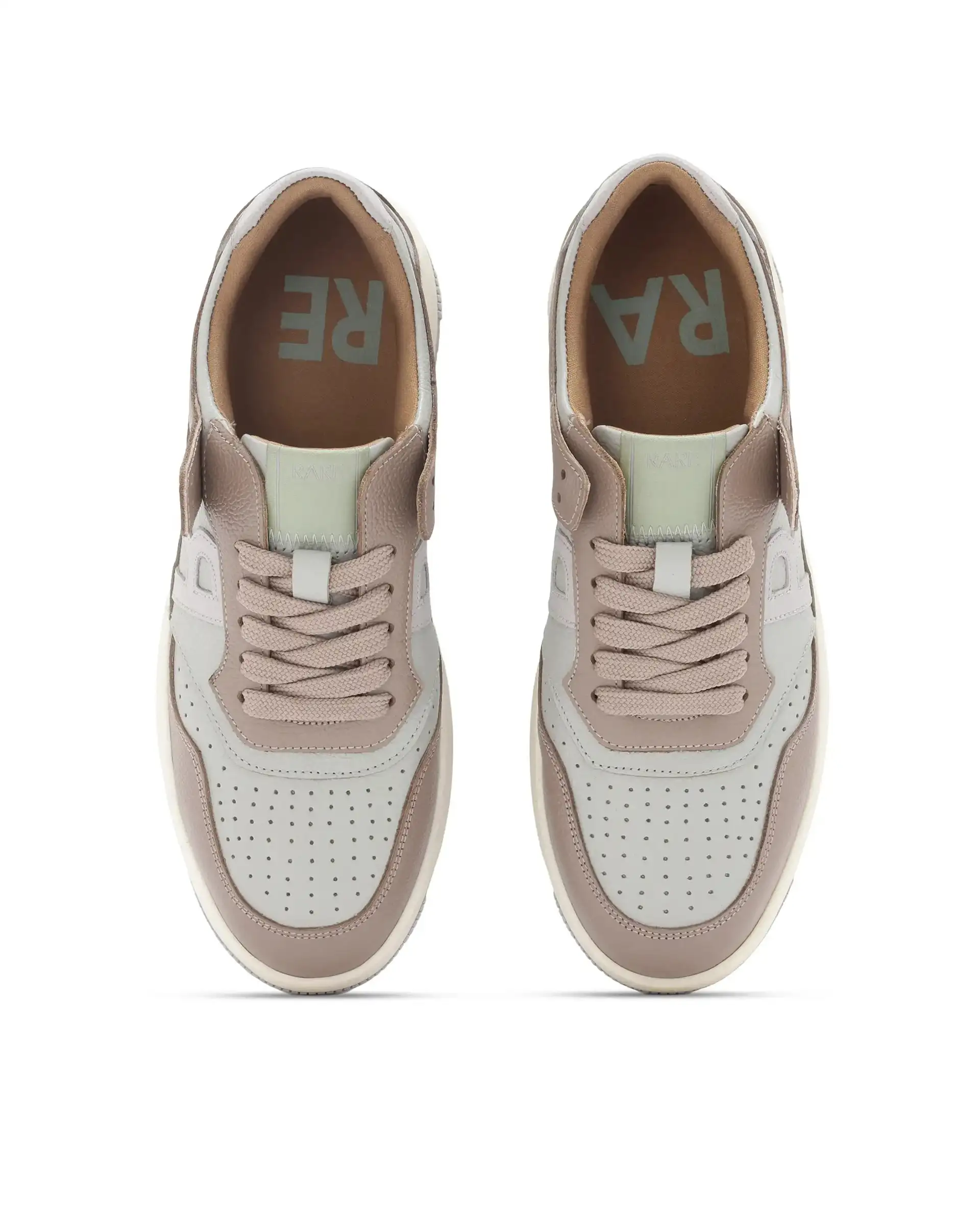 Rare Rabbit Men's Gabbs Green Plain Shoes - Image 7