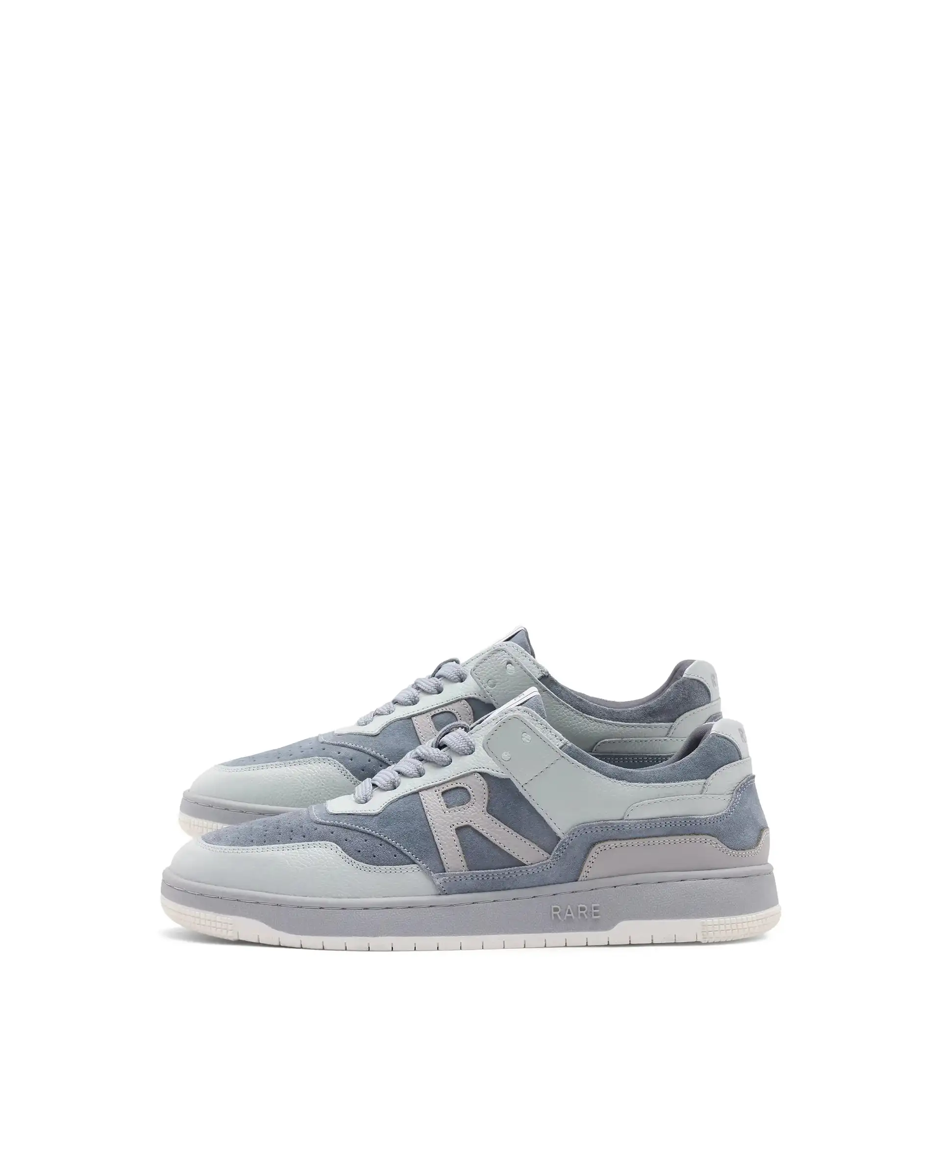 Rare Rabbit Men's Gabbs Grey Plain Shoes - Image 7