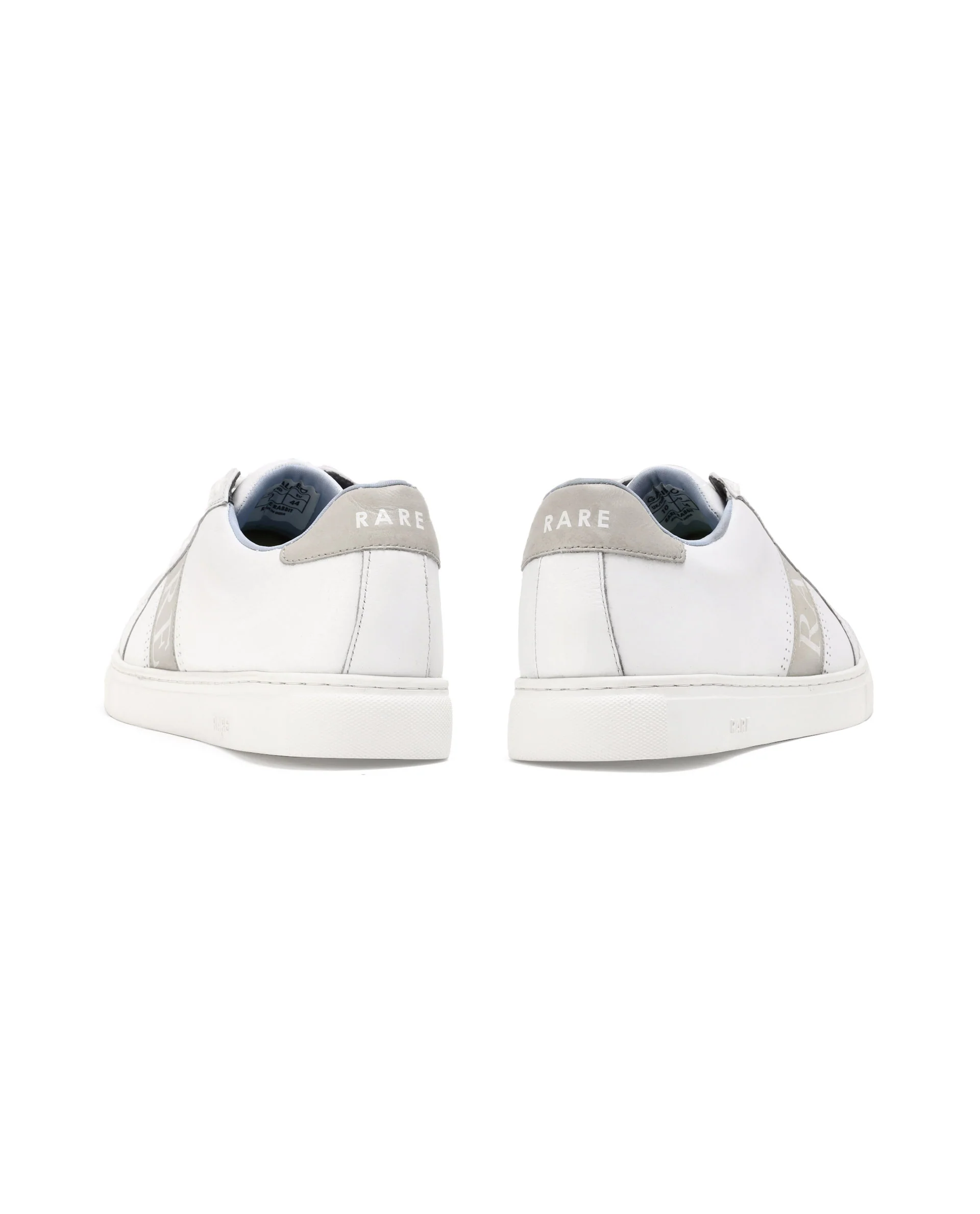 Rare Rabbit Men's Galileo White Round Toe Statement Branding Smart Casual Sneaker Shoes - Image 7