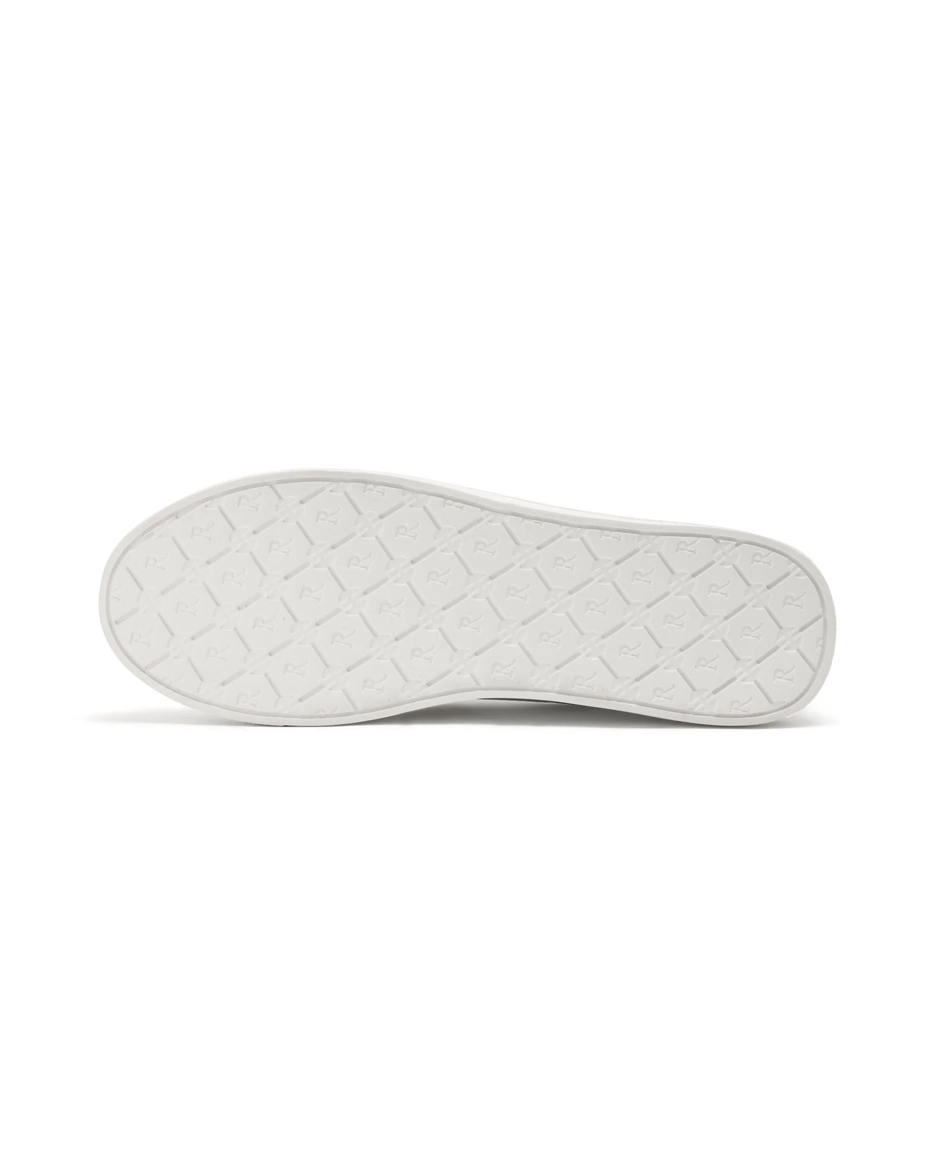 Rare Rabbit Men's Galileo White Round Toe Statement Branding Smart Casual Sneaker Shoes - Image 8