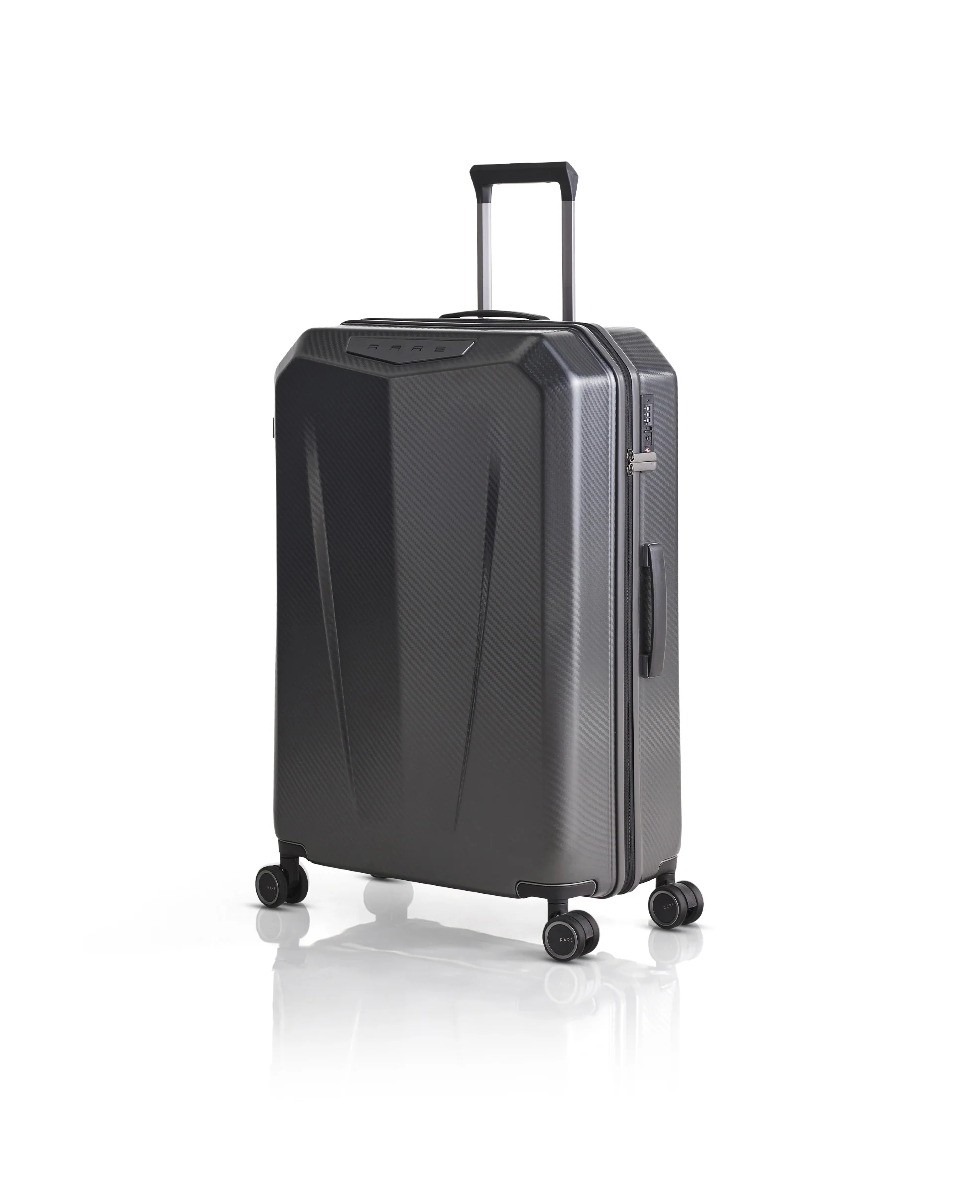 Rare Rabbit Gallardo Black Impact-Resistant Hard Shell Trolley Bag - Image 2