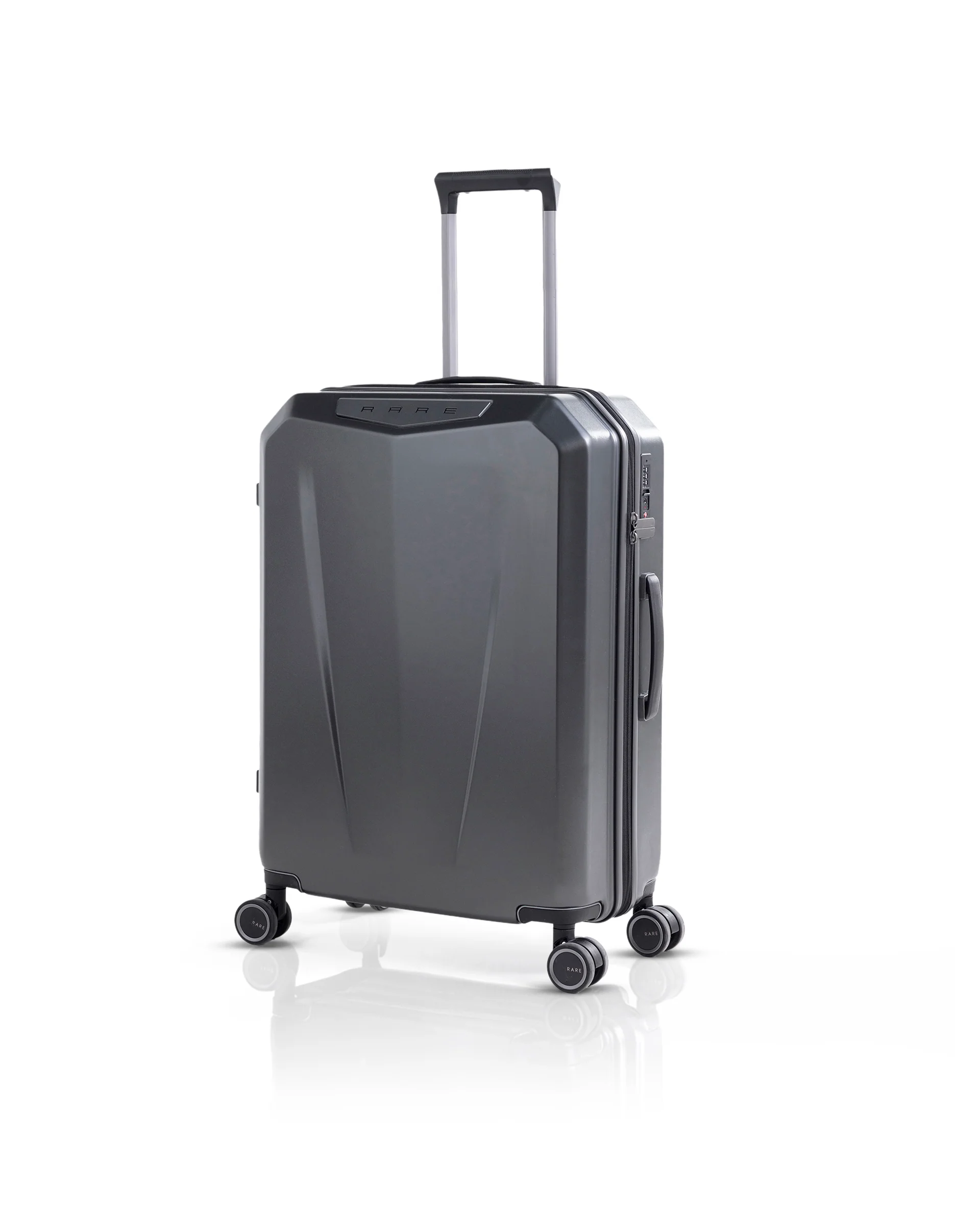 Rare Rabbit Gallardo Black Impact-Resistant Hard Shell Trolley Bag - Image 2