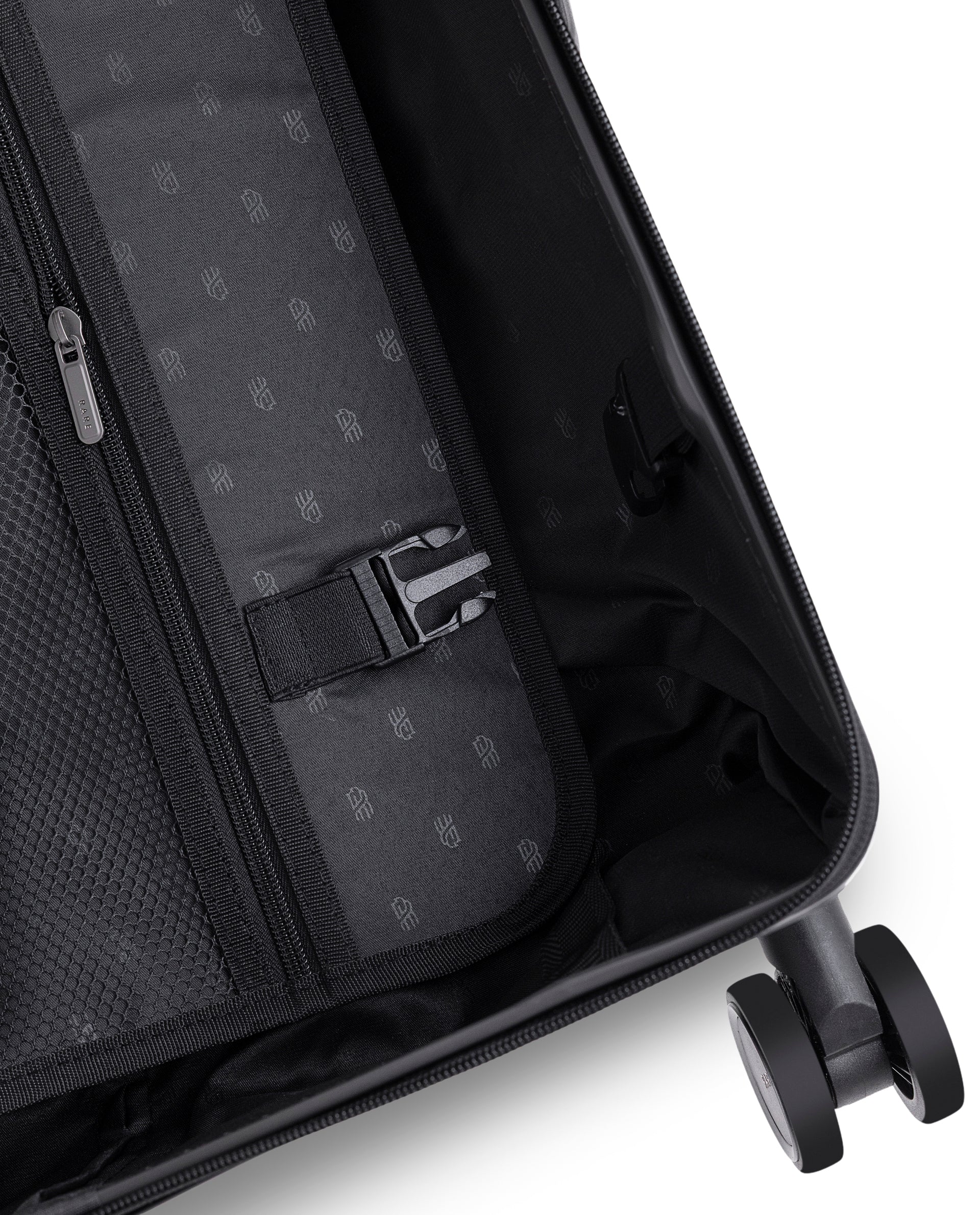 Rare Rabbit Gallardo Black Impact-Resistant Hard Shell Trolley Bag - Image 7