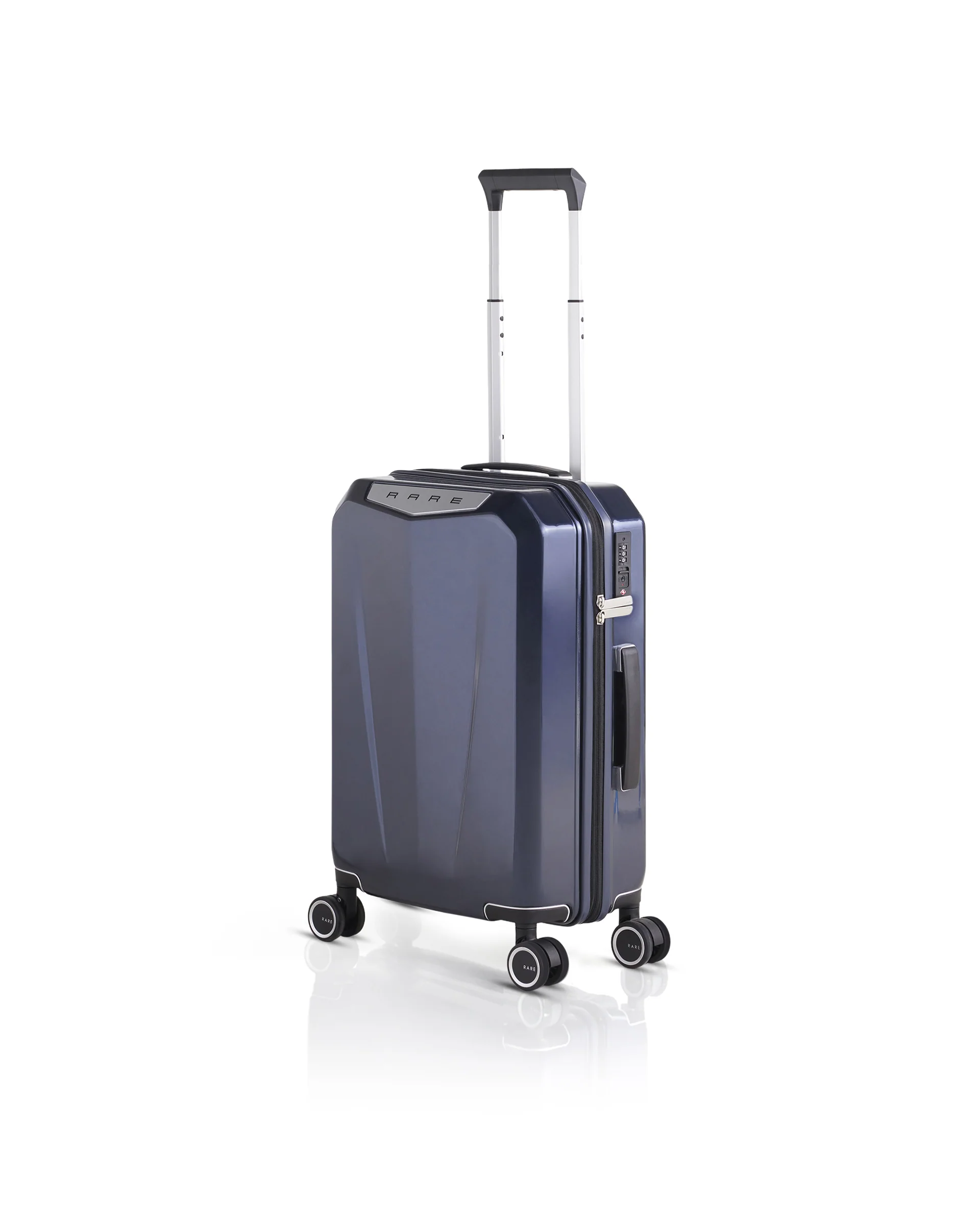 Rare Rabbit Gallardo Blue Impact-Resistant Hard Shell Trolley Bag - Image 2
