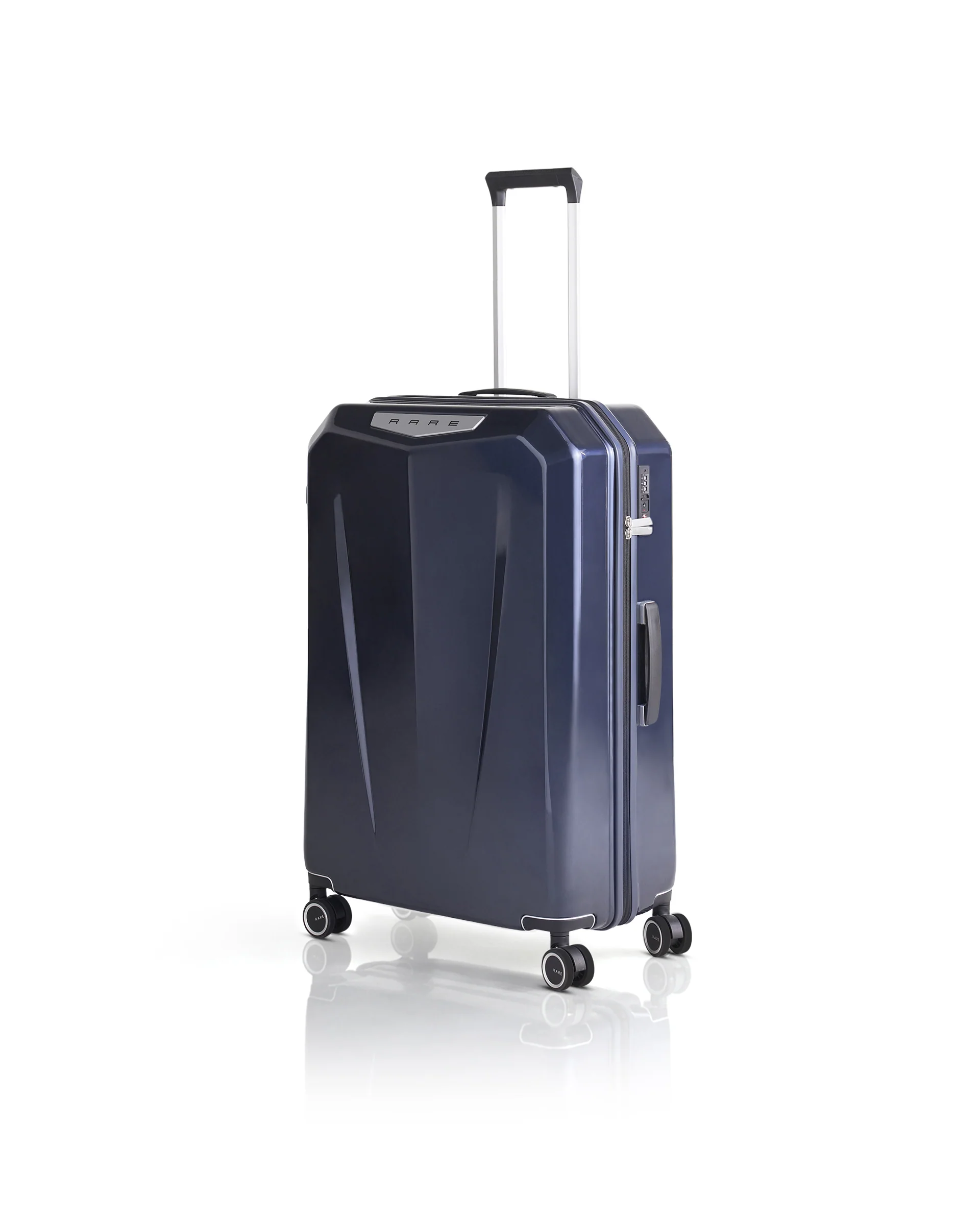 Rare Rabbit Gallardo Blue Impact-Resistant Hard Shell Trolley Bag - Image 2