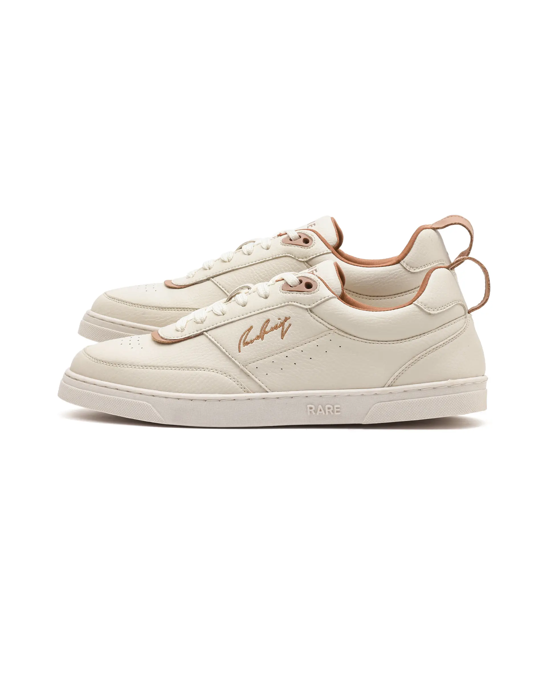 Rare Rabbit Men's Garen Beige Micro Fiber Causal Sneaker - Image 5