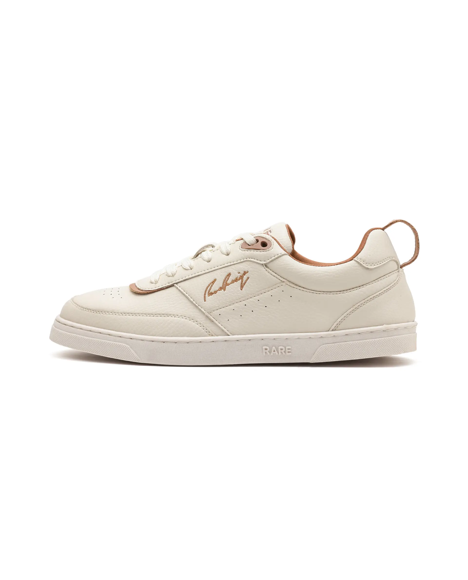 Rare Rabbit Men's Garen Beige Micro Fiber Causal Sneaker - Image 9