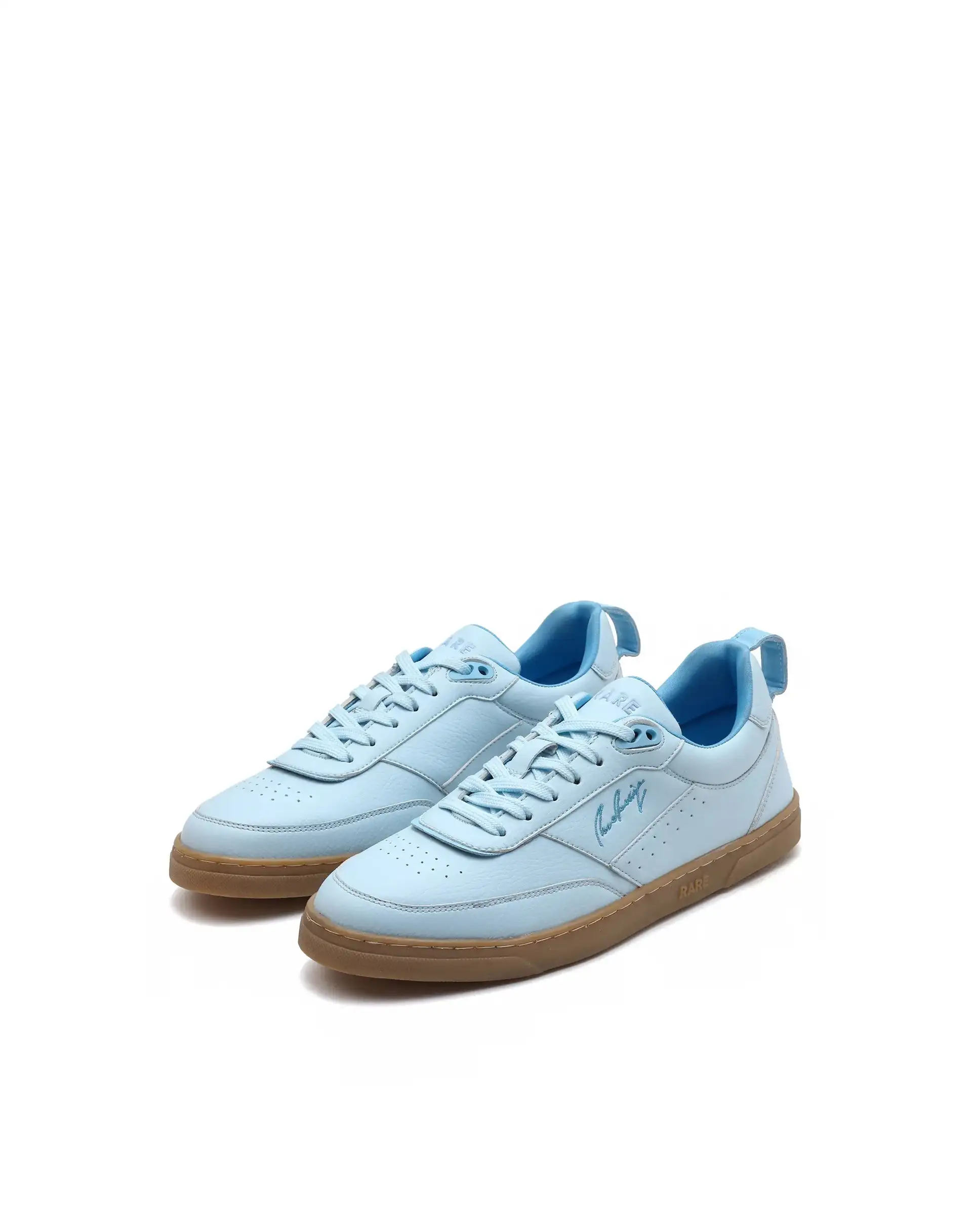 Rare Rabbit Men's Garen Blue Micro Fiber Causal Sneaker - Image 3