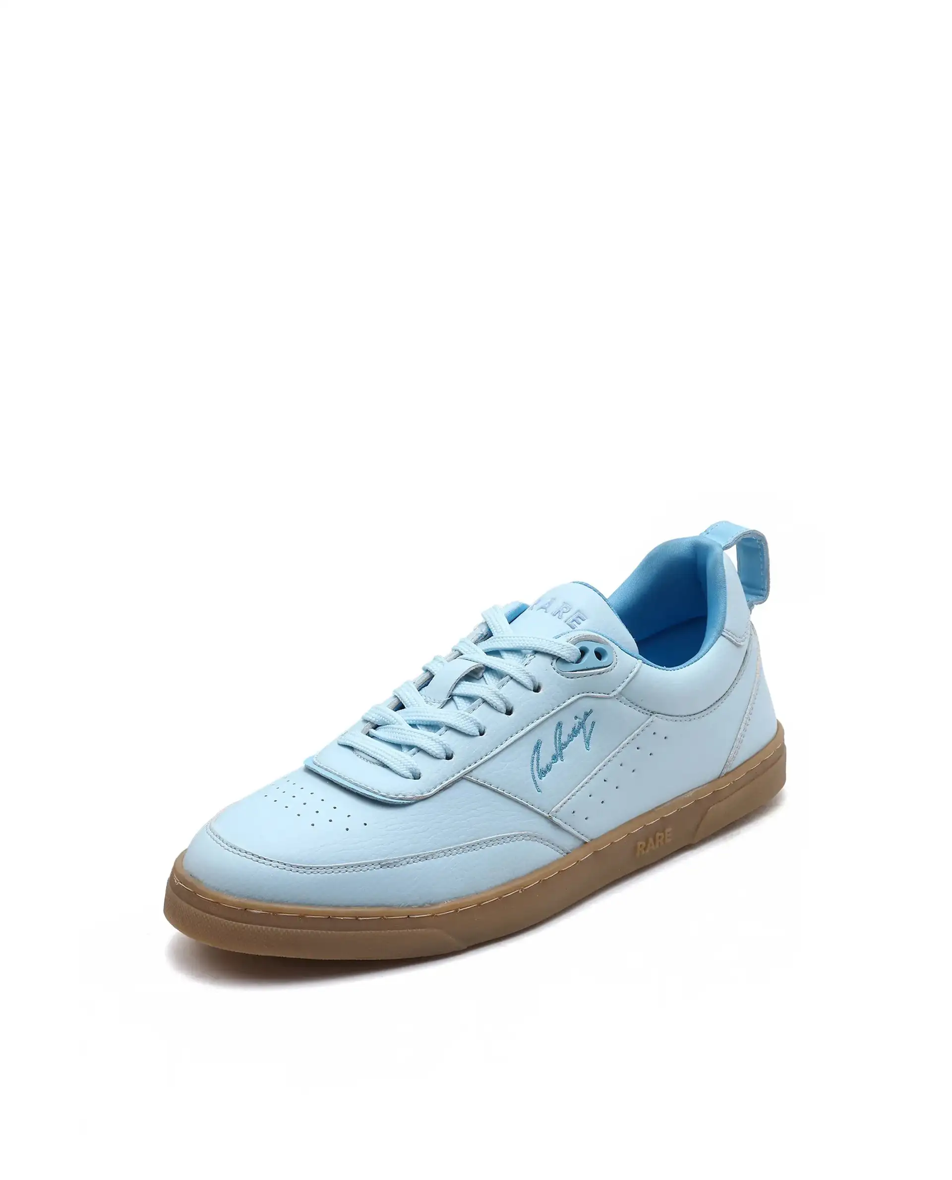 Rare Rabbit Men's Garen Blue Micro Fiber Causal Sneaker - Image 6