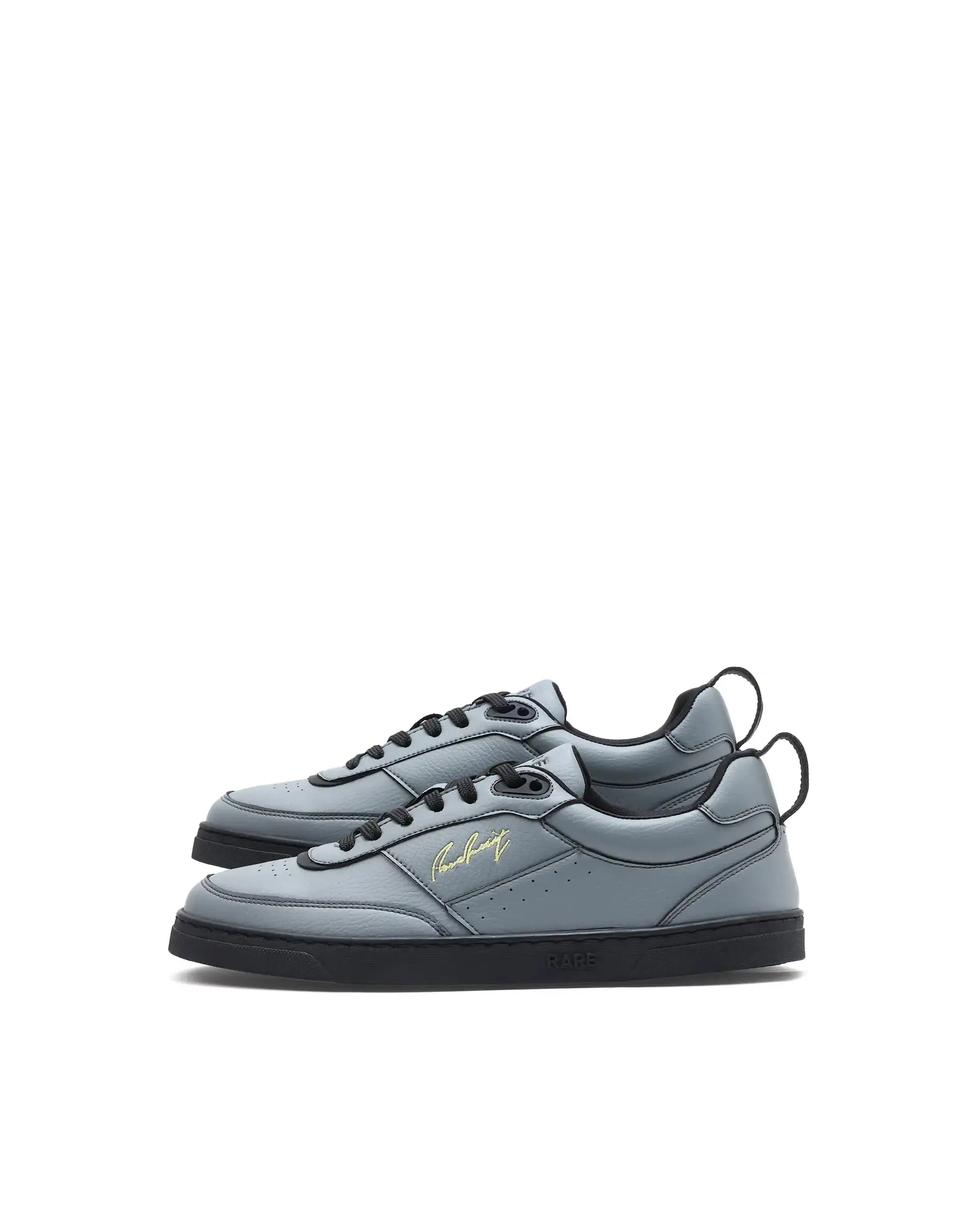 Rare Rabbit Men's Garen Grey Micro Fiber Causal Sneaker - Image 5