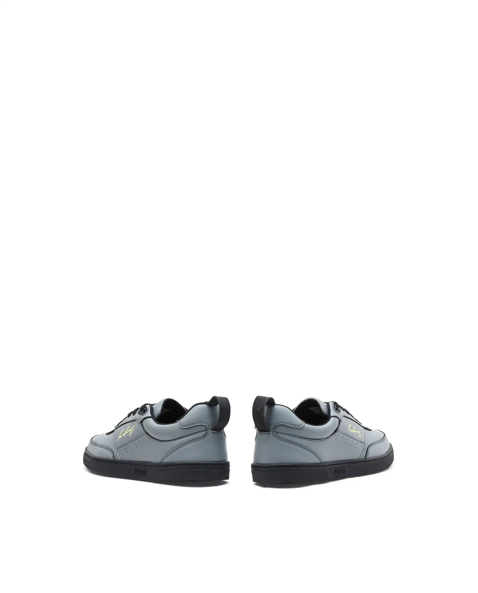 Rare Rabbit Men's Garen Grey Micro Fiber Causal Sneaker - Image 7