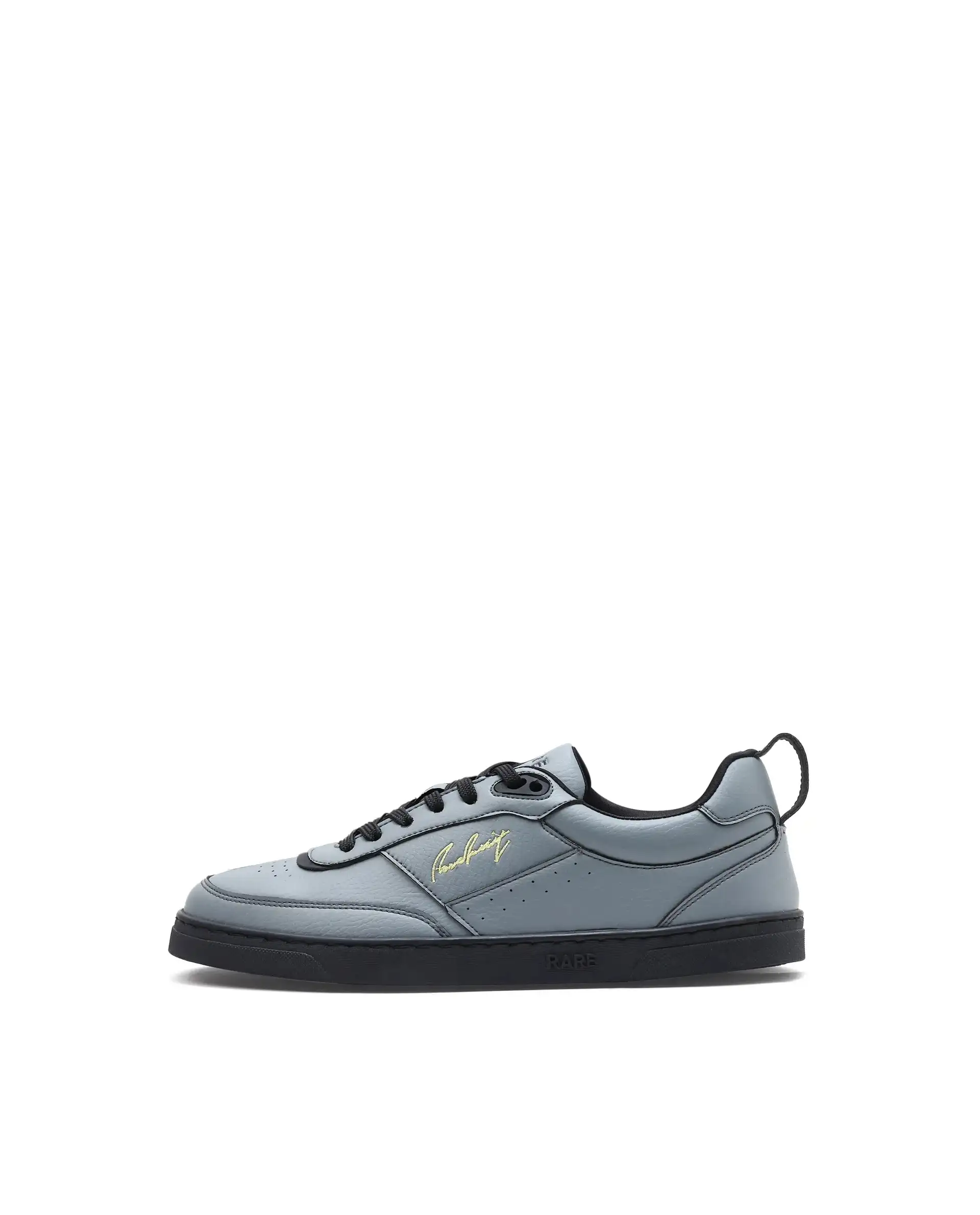 Rare Rabbit Men's Garen Grey Micro Fiber Causal Sneaker - Image 9