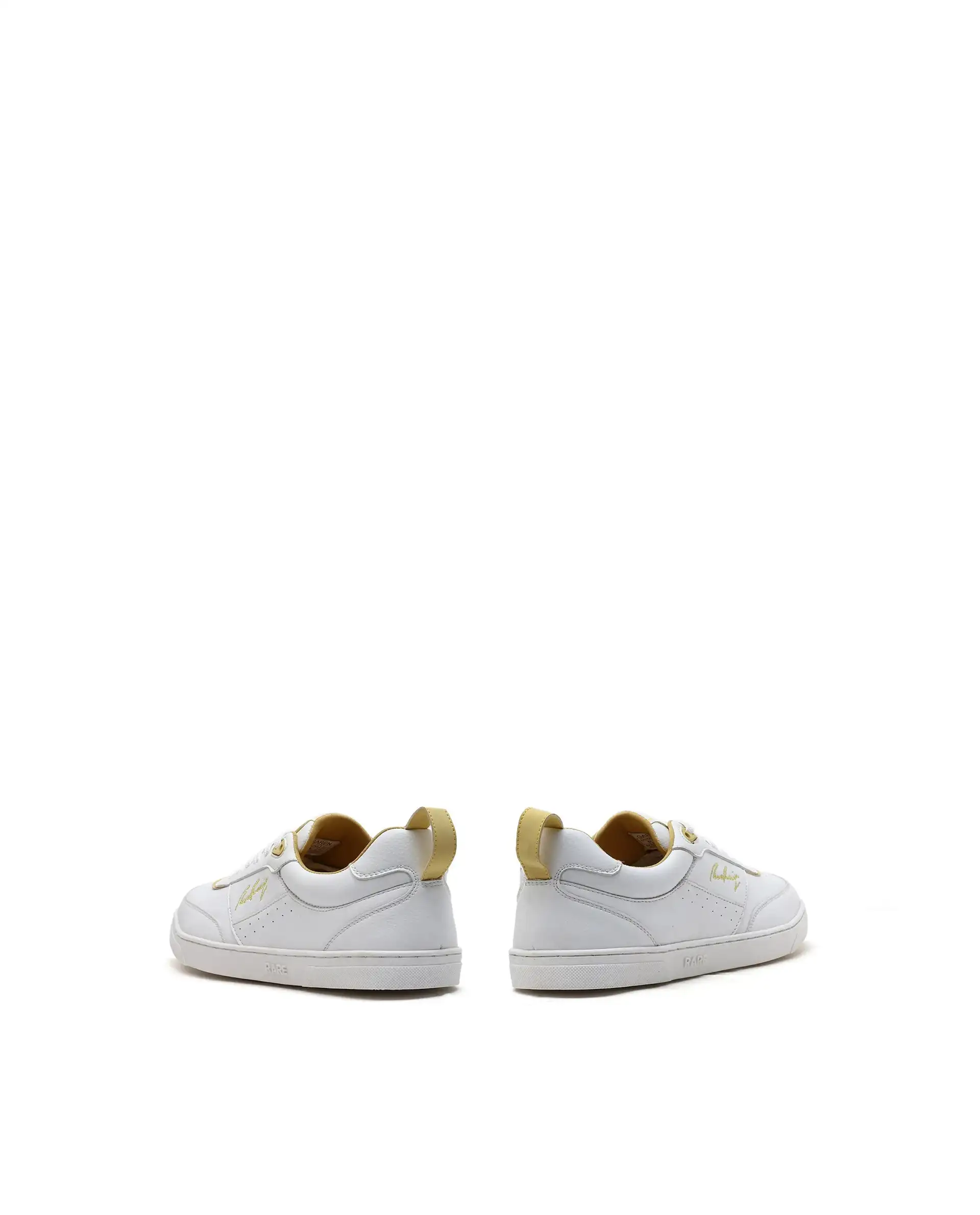Rare Rabbit Men's Garen Yellow Micro Fibercausal Sneaker - Image 7