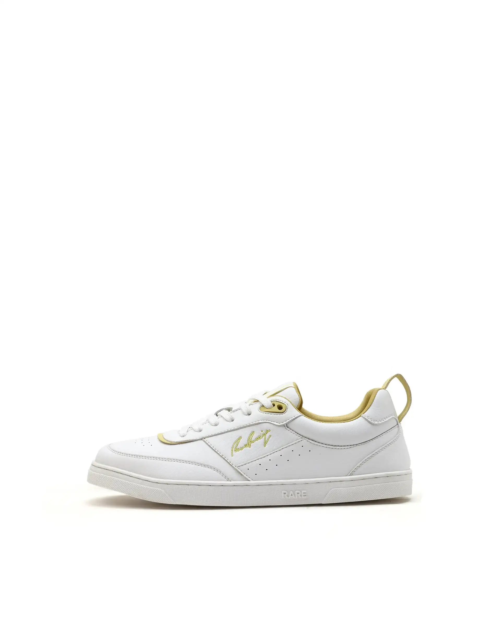 Rare Rabbit Men's Garen Yellow Micro Fibercausal Sneaker - Image 9