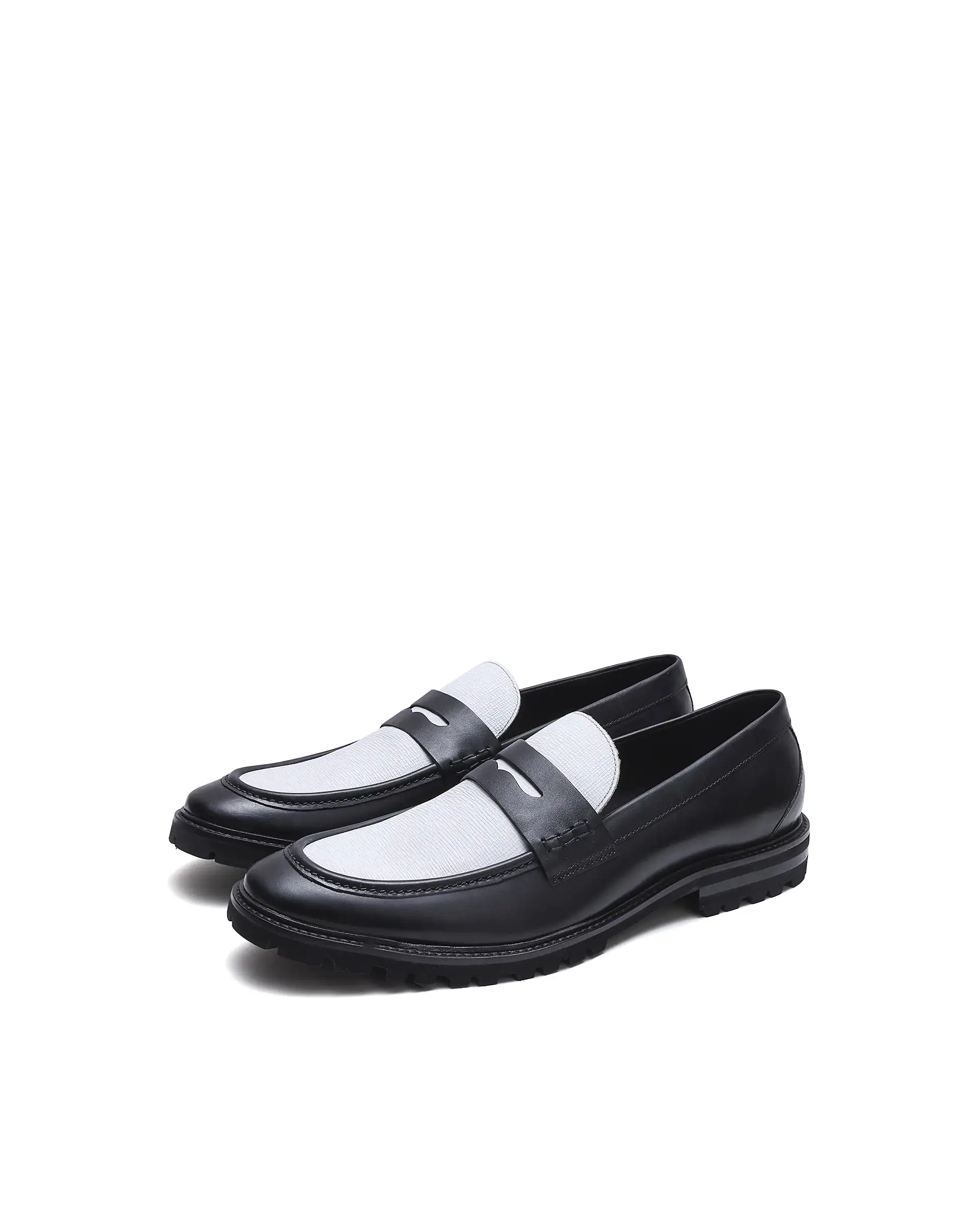 Rare Rabbit Men's Garfield Black Leather Mocassin - Image 2