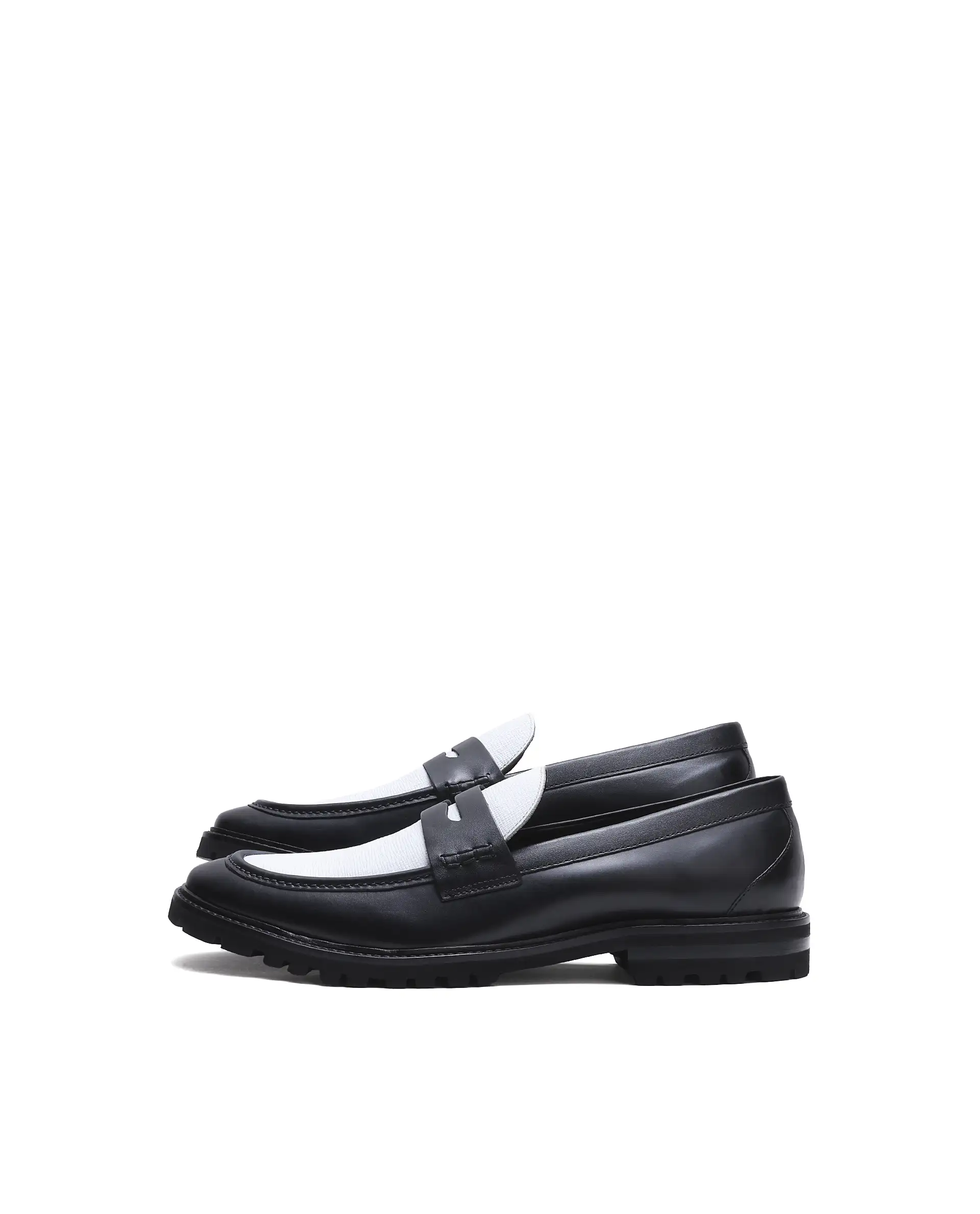 Rare Rabbit Men's Garfield Black Leather Mocassin - Image 3