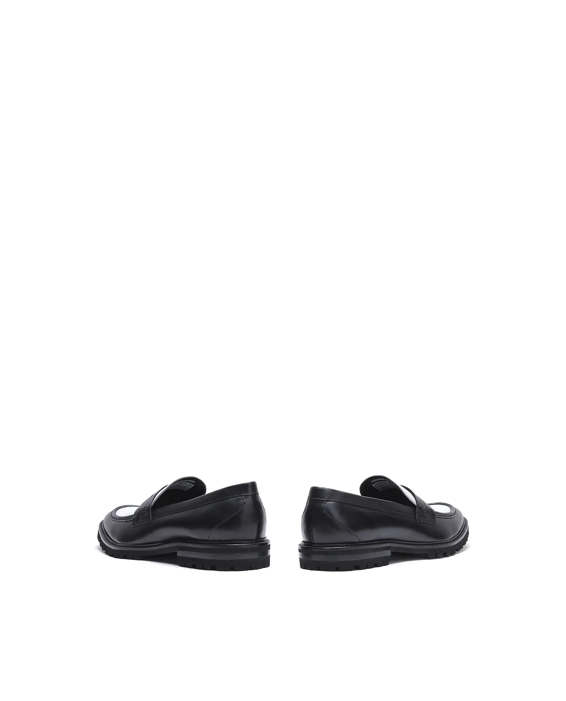 Rare Rabbit Men's Garfield Black Leather Mocassin - Image 5