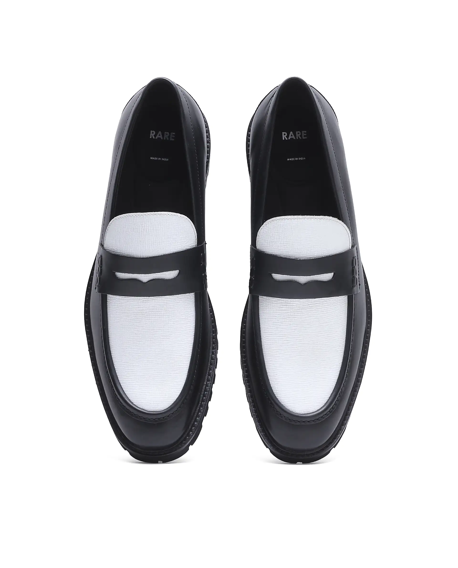Rare Rabbit Men's Garfield Black Leather Mocassin - Image 6