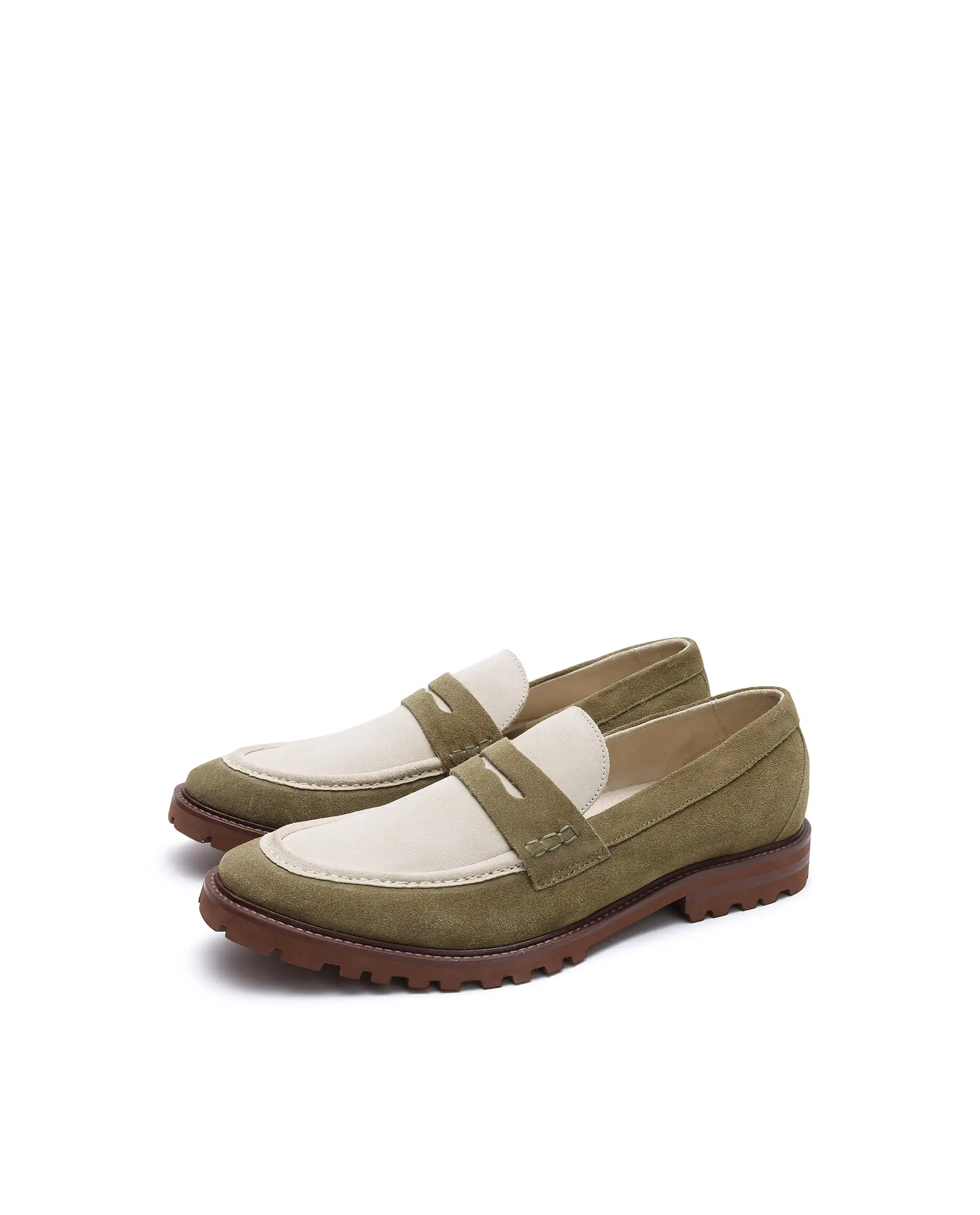 Rare Rabbit Men's Garfield Olive Leather Mocassin - Image 2