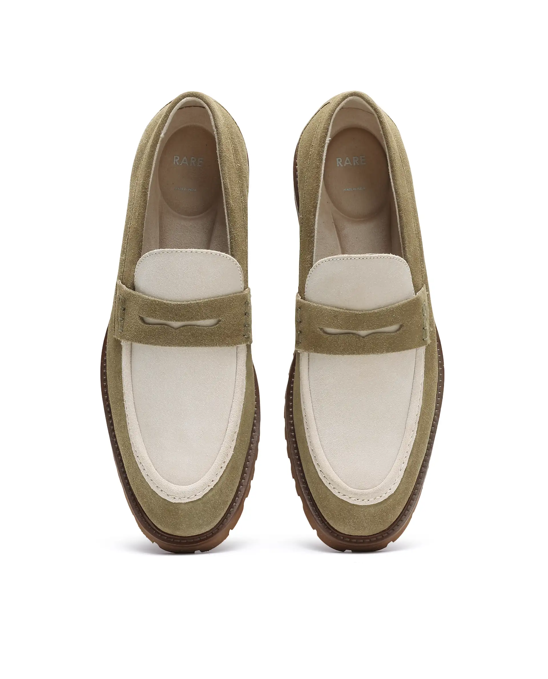 Rare Rabbit Men's Garfield Olive Leather Mocassin - Image 4