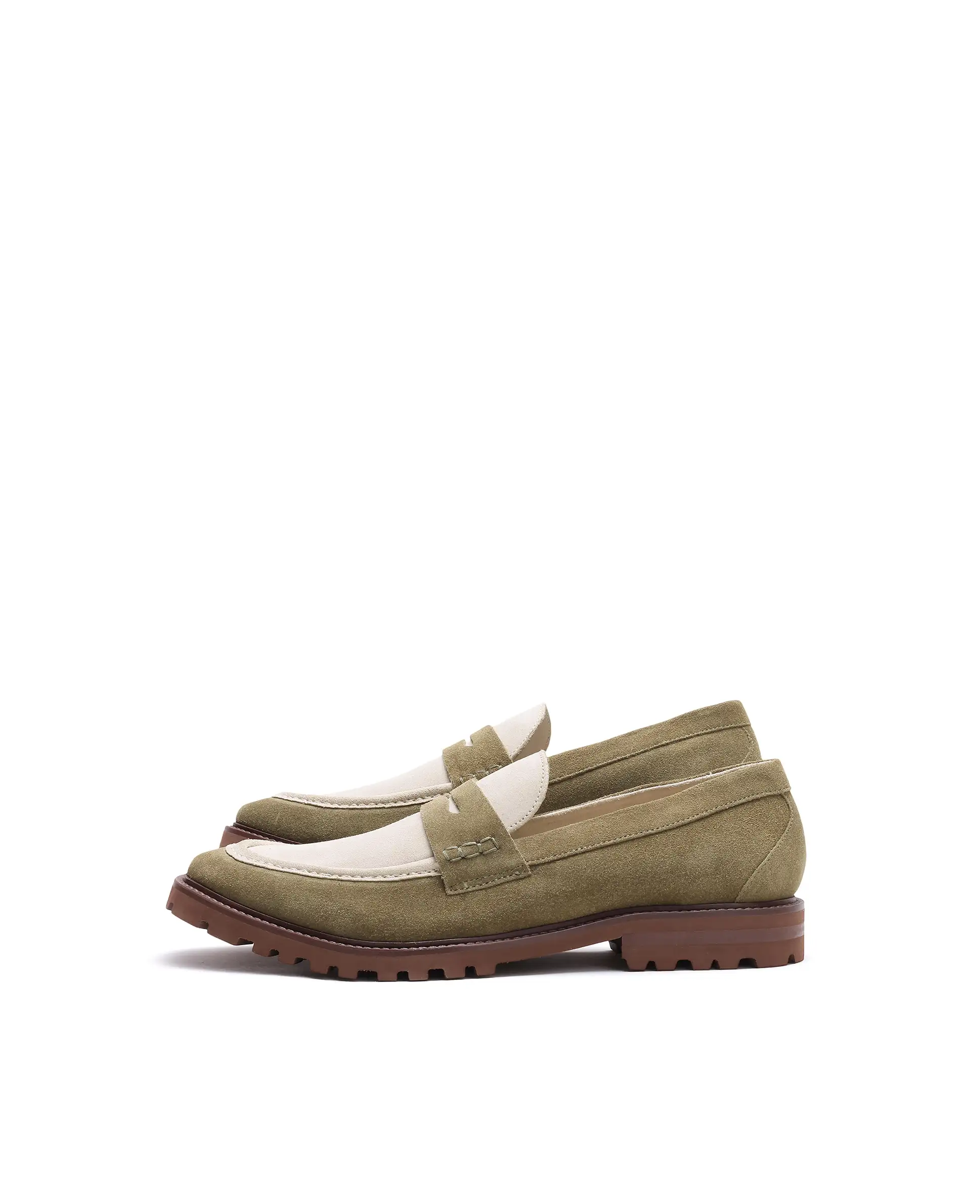 Rare Rabbit Men's Garfield Olive Leather Mocassin - Image 6