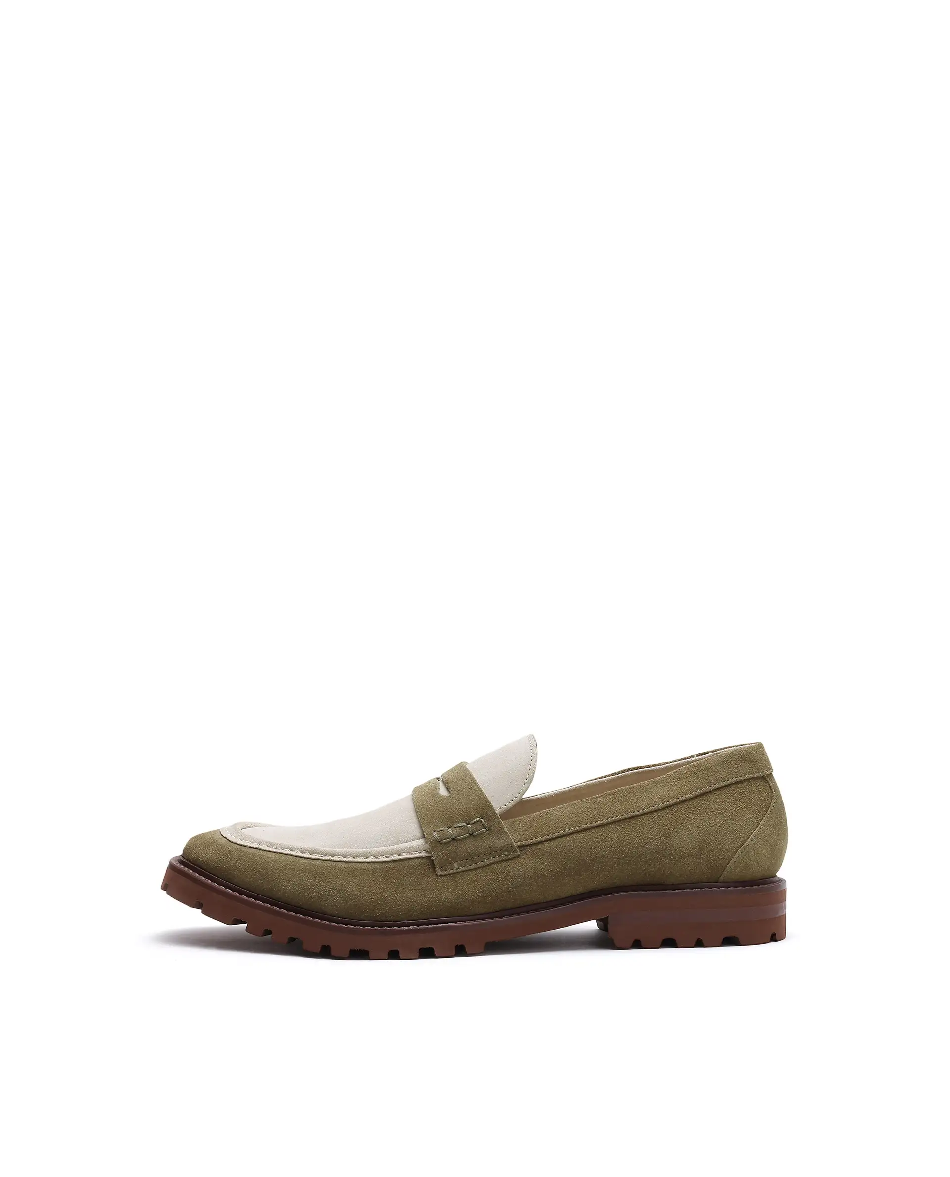 Rare Rabbit Men's Garfield Olive Leather Mocassin - Image 8