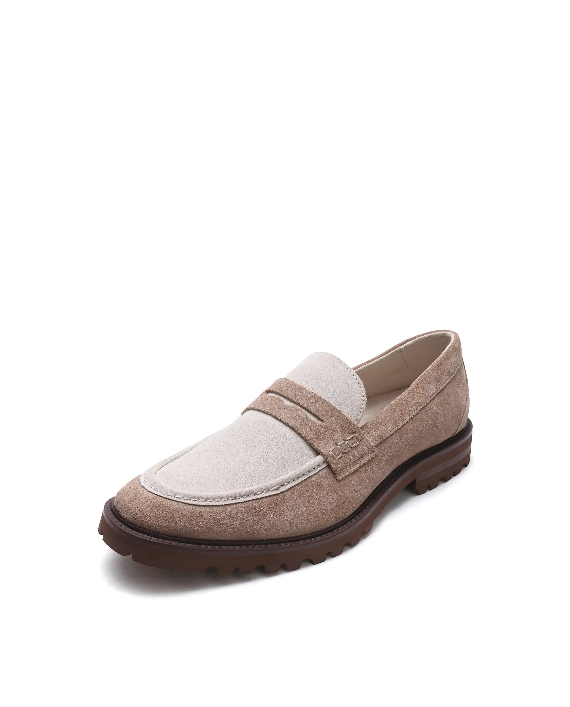 Rare Rabbit Men's Garfield Tan Leather Mocassin